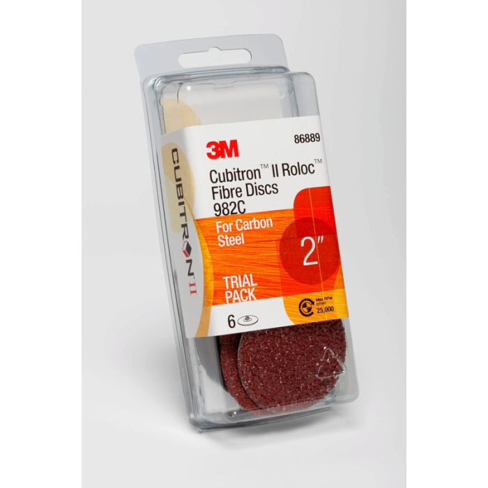 3M™ Cubitron™ II Roloc™ Fibre Disc TSM 982C, 3 in 36+, 50 per inner 200 per case