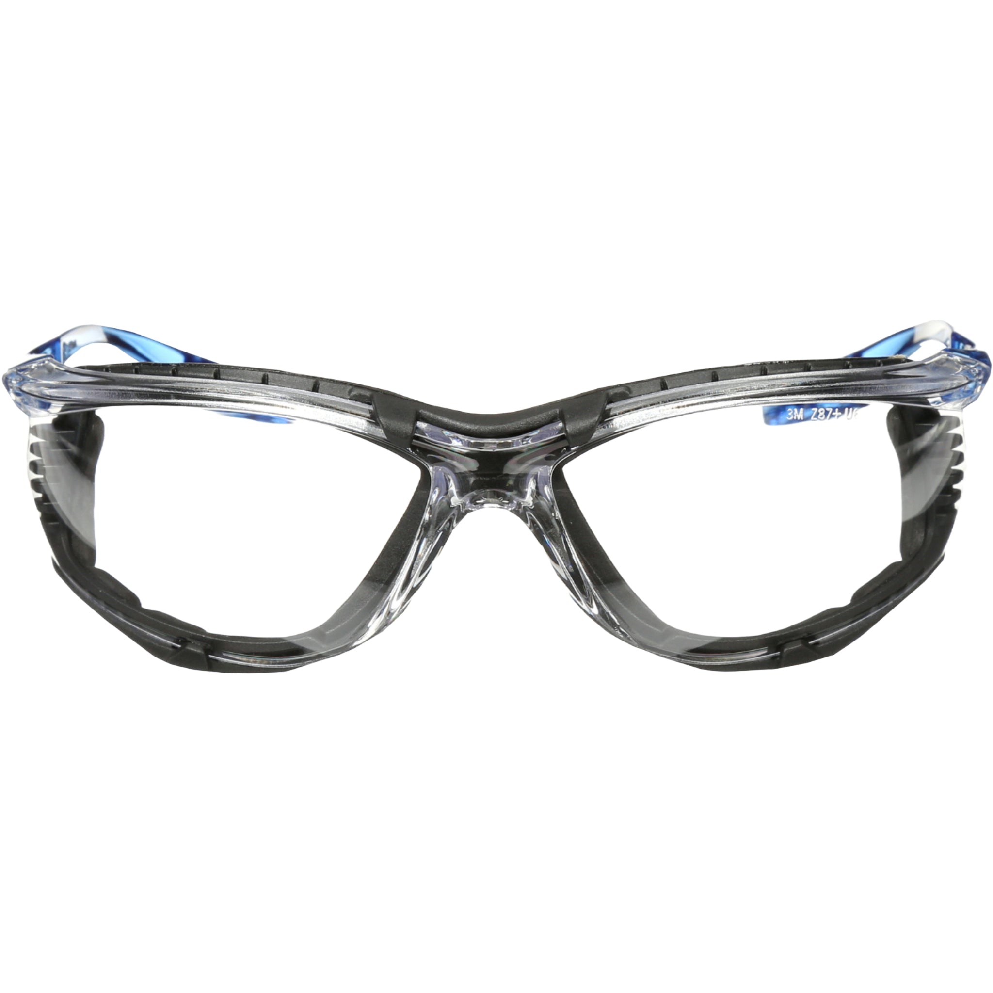 Virtua CCS Protective Eyewear - Clear AF lens with Foam Gasket, Front View