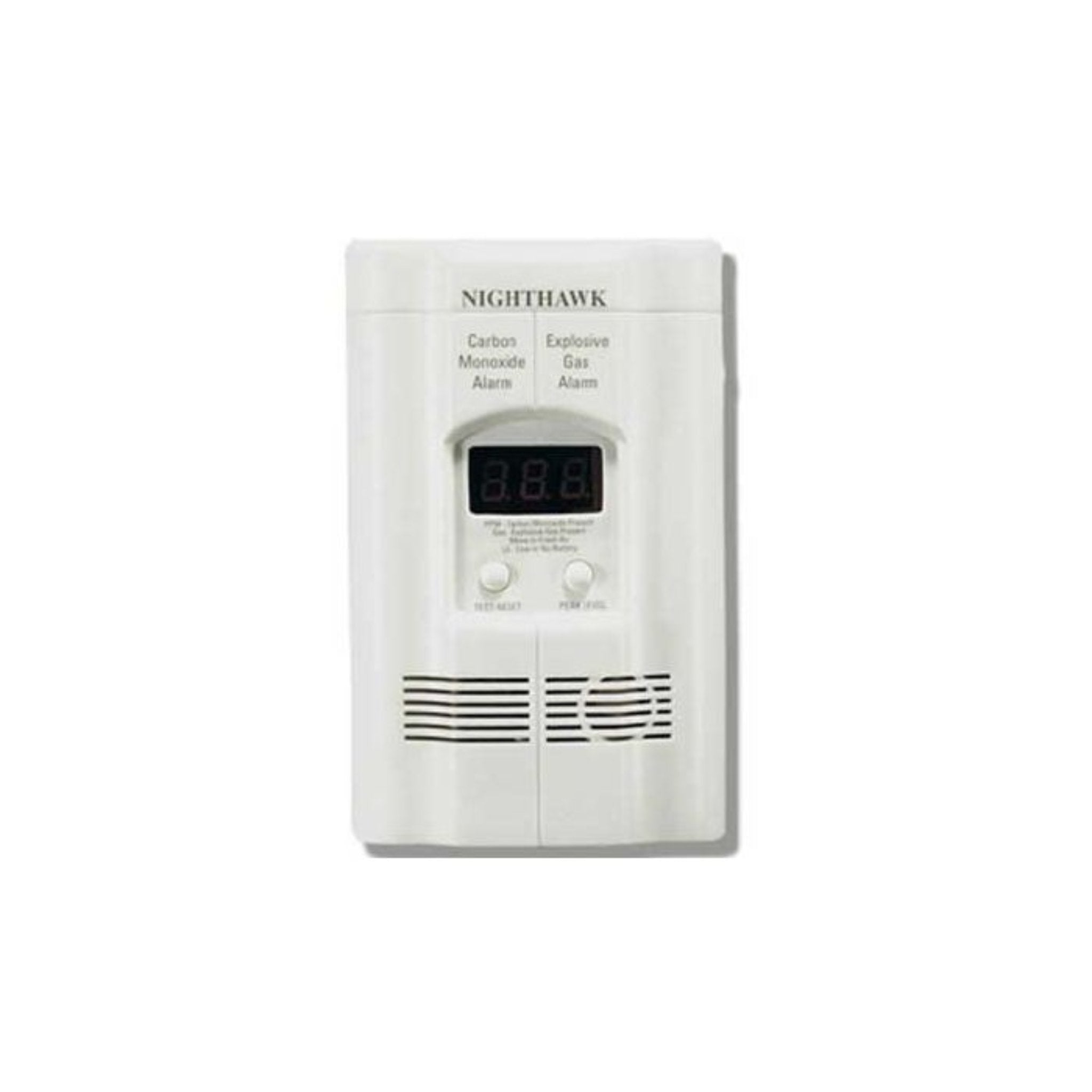 CO/Gas Combination Alarm, Front View