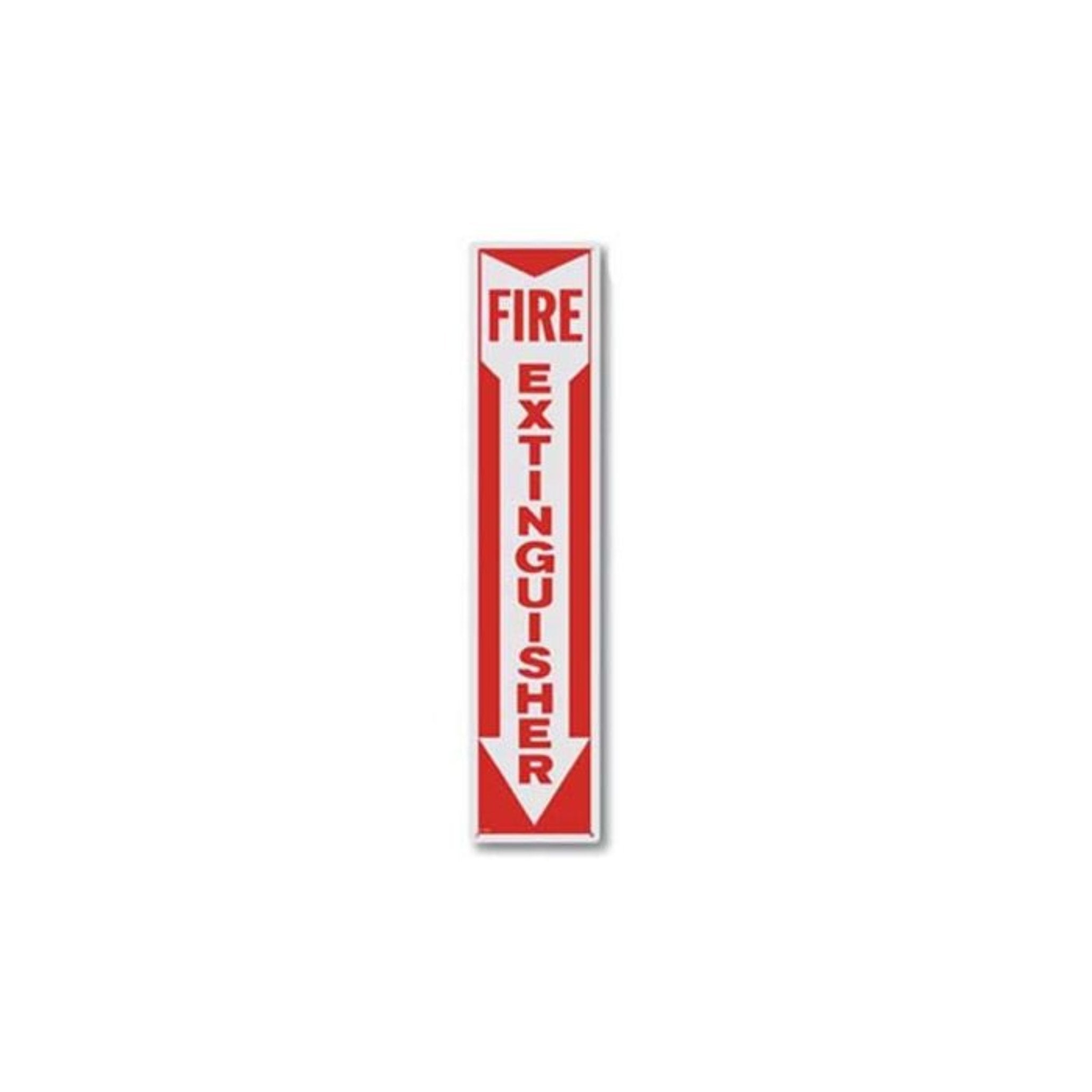 Fire Extinguisher Arrow Signs - 4 in x 18 in, Main Image