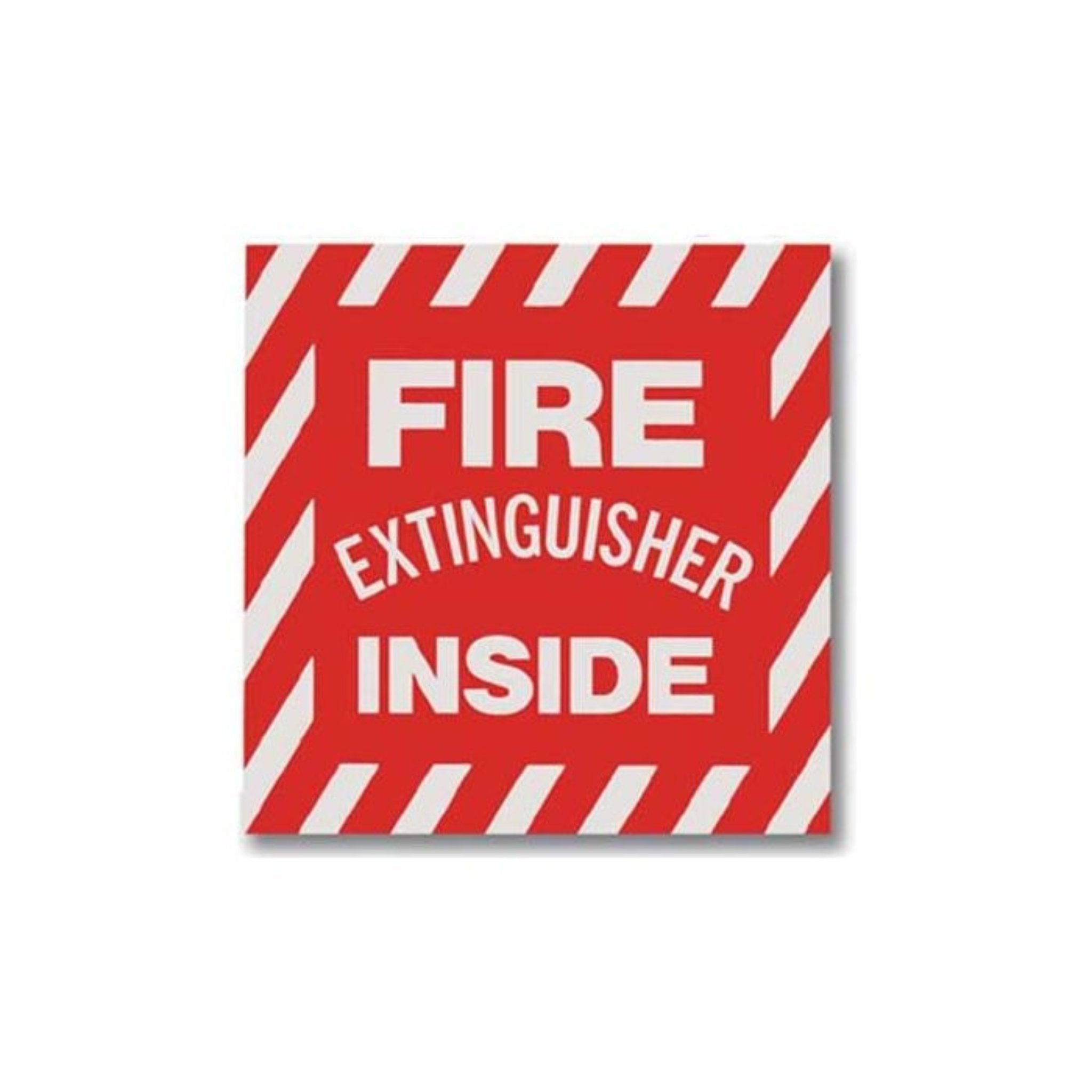 Fire Extinguisher Inside Sign, Main Image