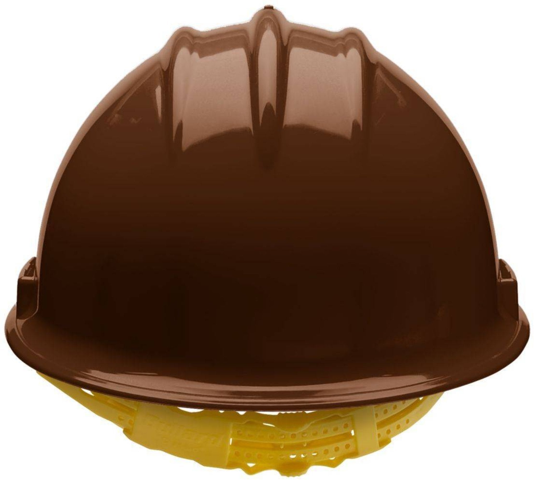 Bullard C30 30CBP 6pt Pinlock Classic Cap Style Hard Hat, Chocolate Brown, 1 Each, Back view