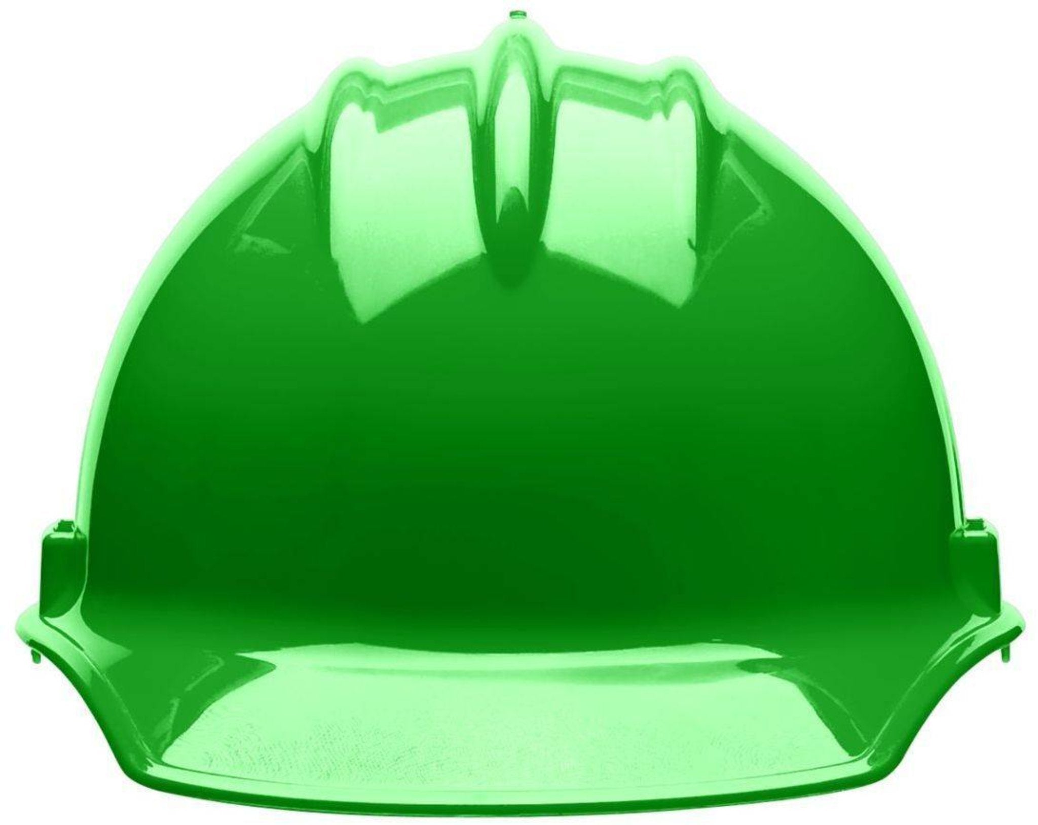 Bullard C30 30HGP 6pt Pinlock Classic Cap Style Hard Hat, Hi-Viz Green, 1 Each, Front View