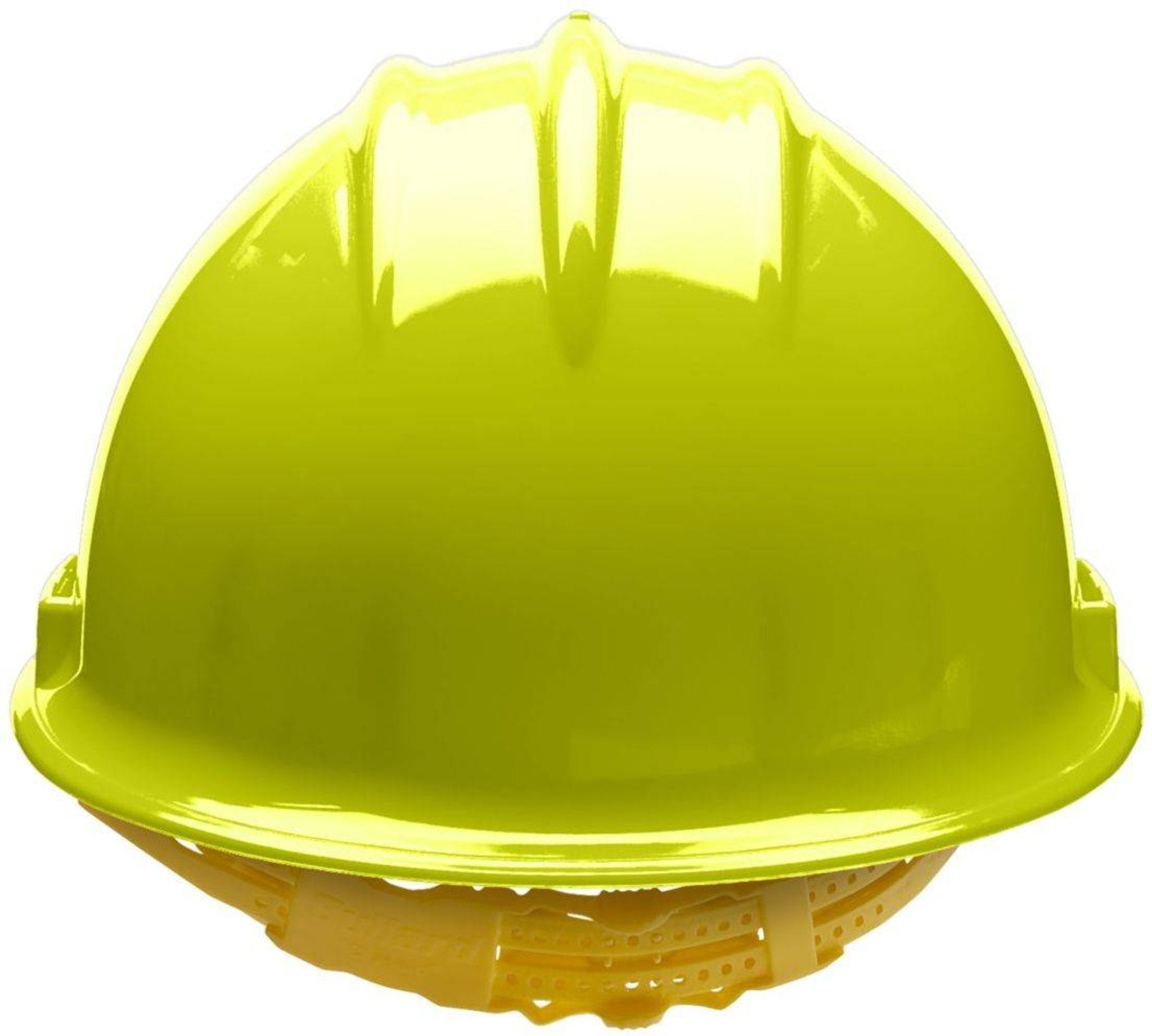 Bullard C30 30HYP 6pt Pinlock Classic Cap Style Hard Hat, Hi-Viz Yellow, 1 Each, Back View