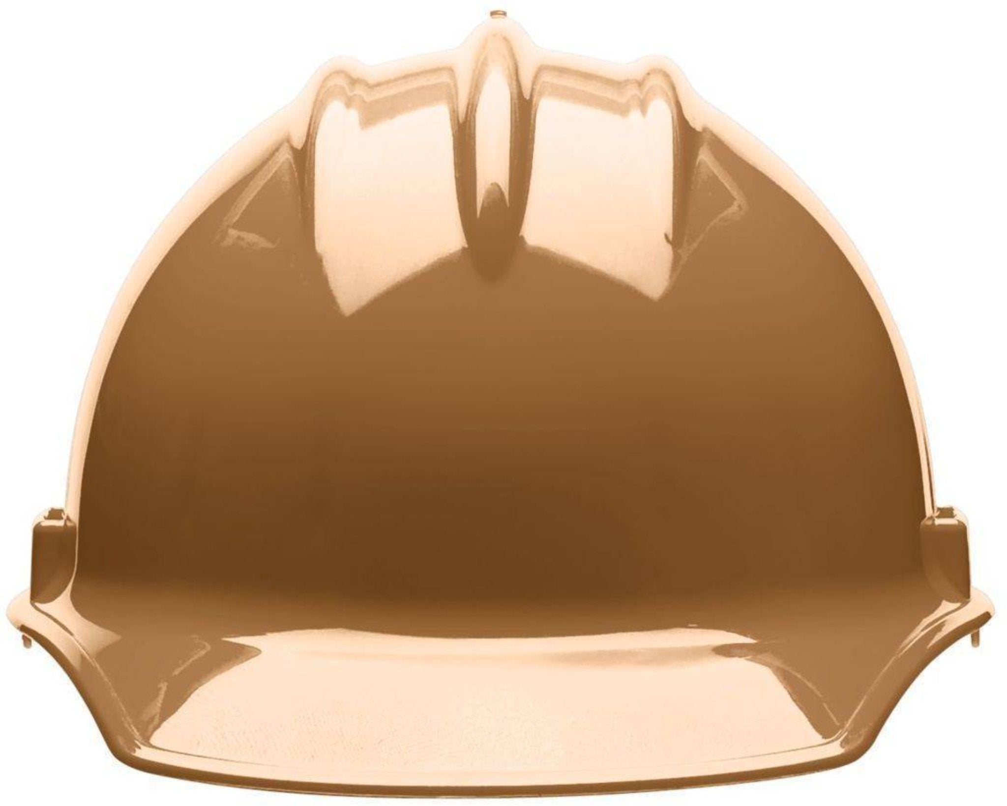 Bullard C30 30TNP 6pt Pinlock Classic Full Brim Style Hard Hat, Tan, 1 Each, Front View