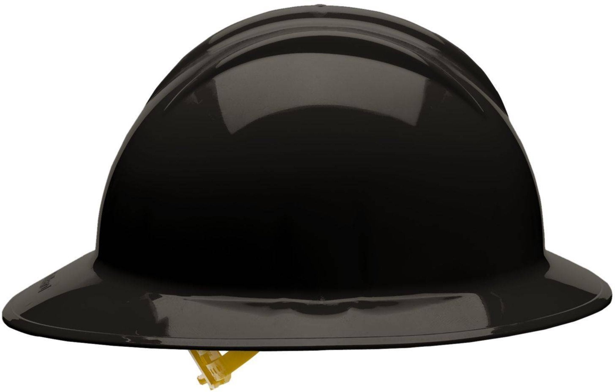 Bullard C33 33BKP 6pt Pinlock Classic Full Brim Style Black Hard Hat 20/Case, Side View 2