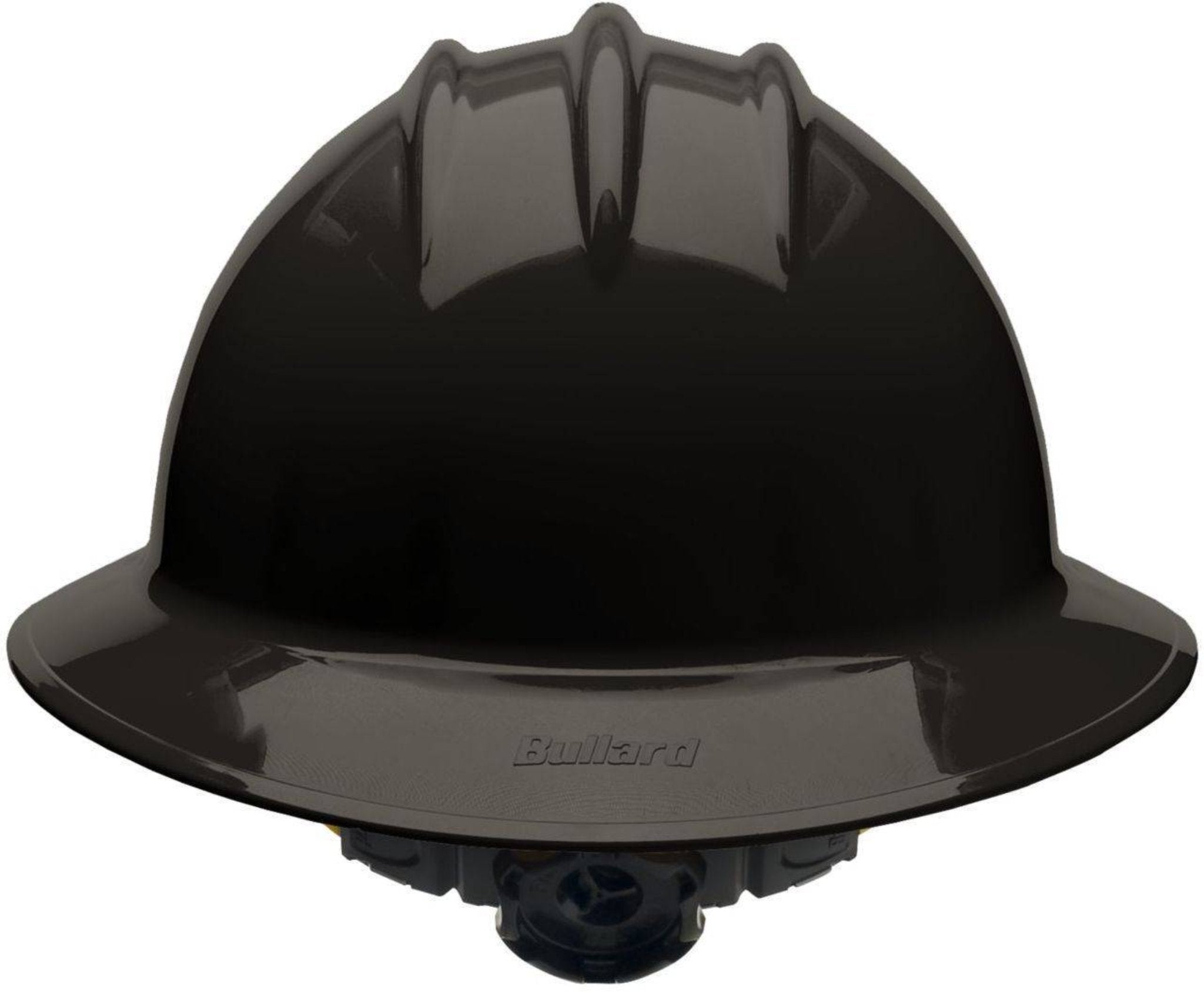 Bullard C33 33BKR 6pt Ratchet Classic Full Brim Style Hard Hat, Black, 1 Each, Back View