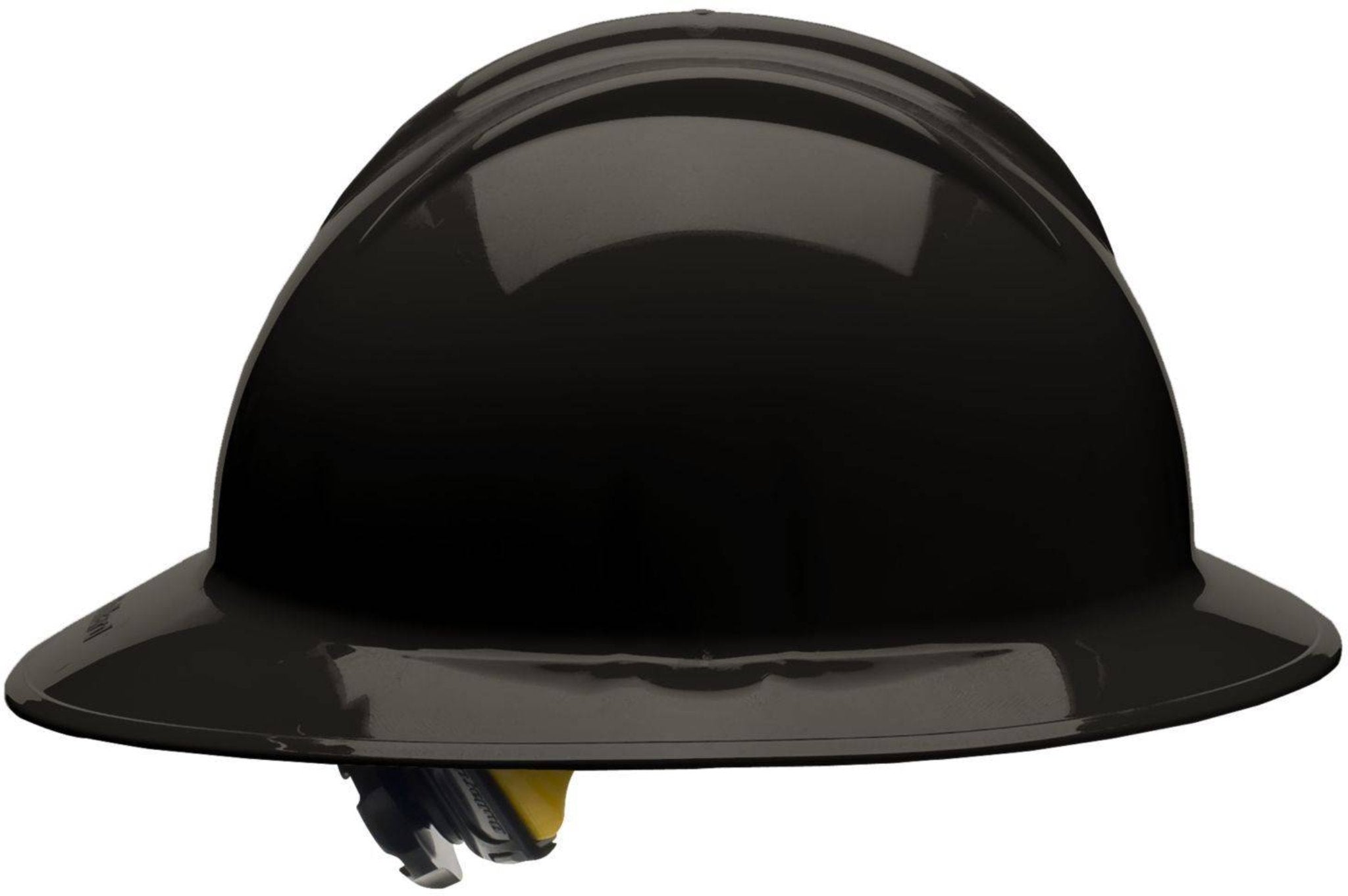 Bullard C33 33BKR 6pt Ratchet Classic Full Brim Style Hard Hat, Black, 1 Each, Side View 1