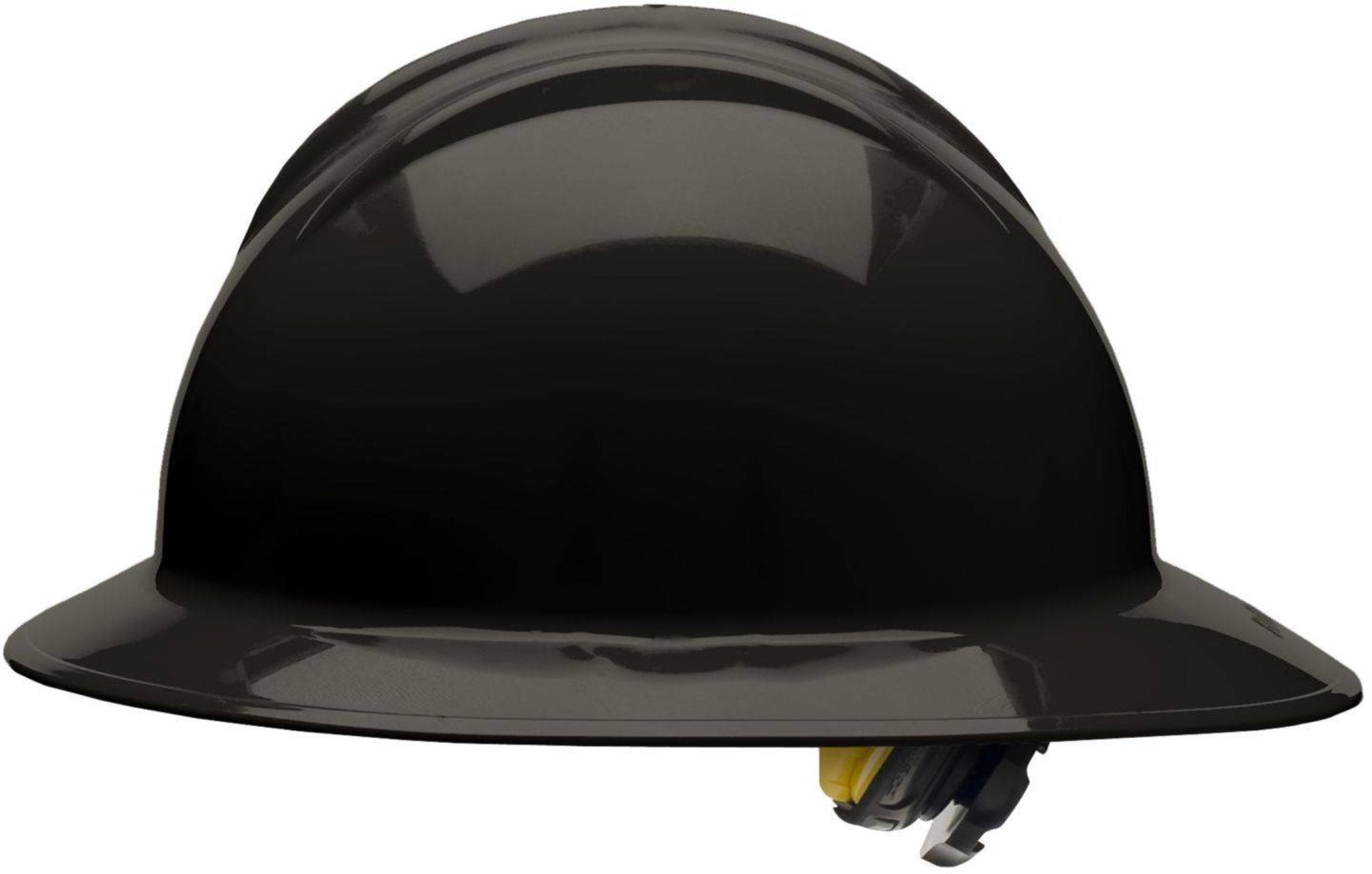 Bullard C33 33BKR 6pt Ratchet Classic Full Brim Style Hard Hat, Black, 1 Each, Side View 2