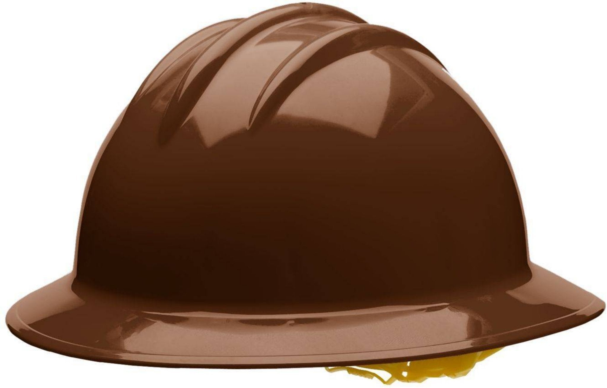 Bullard C33 33CBP 6pt Pinlock Classic Full Brim Style Chocolate Brown Hard Hat 20/Case, Main Image