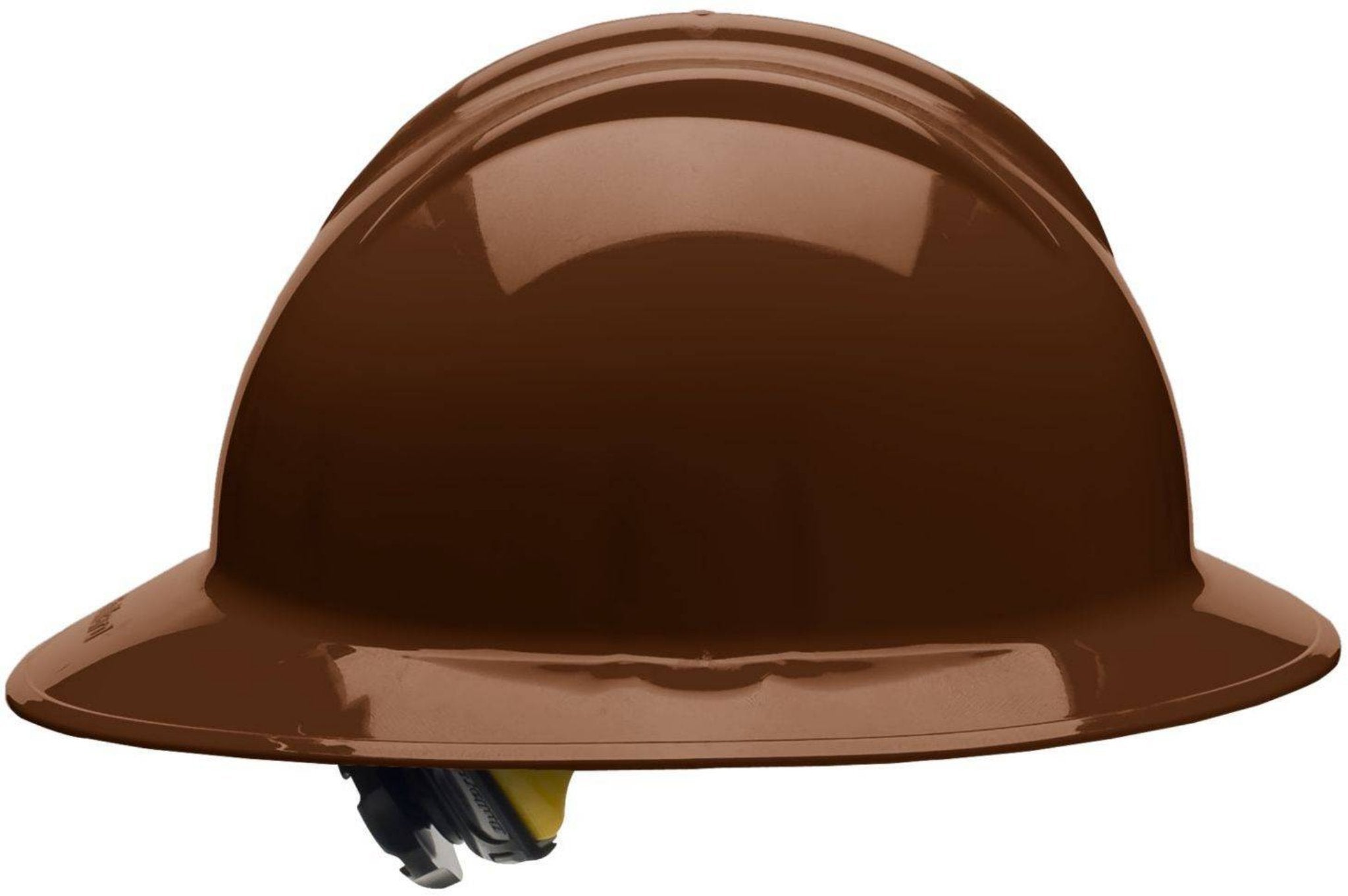 Bullard C33 33CBR 6pt Ratchet Classic Full Brim Style Hard Hat, Chocolate Brown, 1 Each, Side View 2