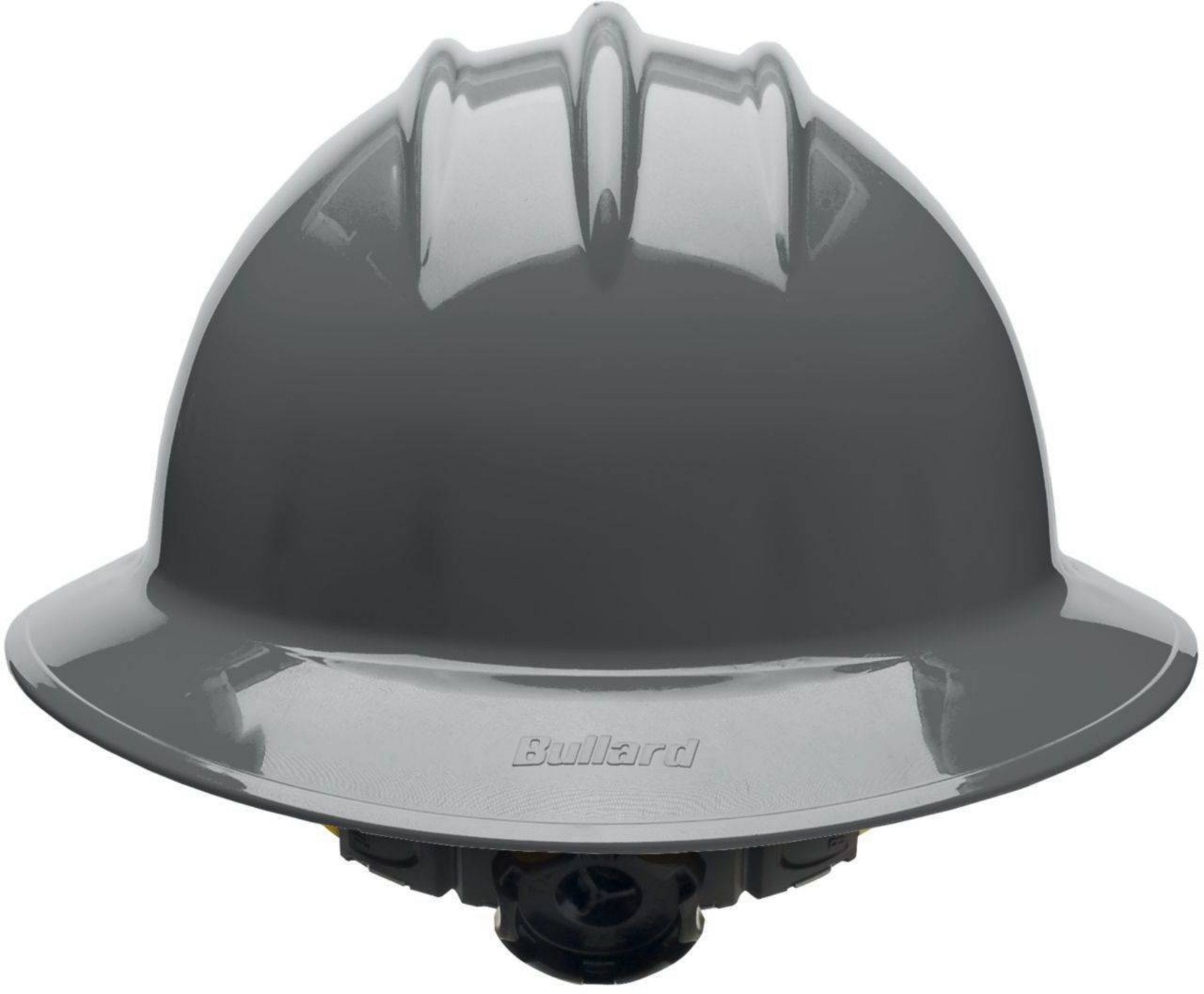 Bullard C33 33DGR 6pt Ratchet Classic Full Brim Style Hard Hat, Dove Grey, 1 Each, Front View