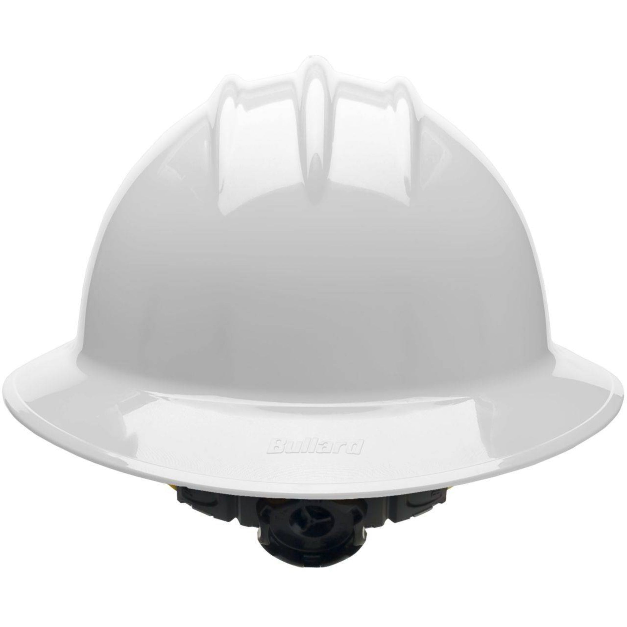 Bullard C33 33GGR 6pt Ratchet Classic Full Brim Style Hard Hat, Gull Grey, 1 Each, Front View