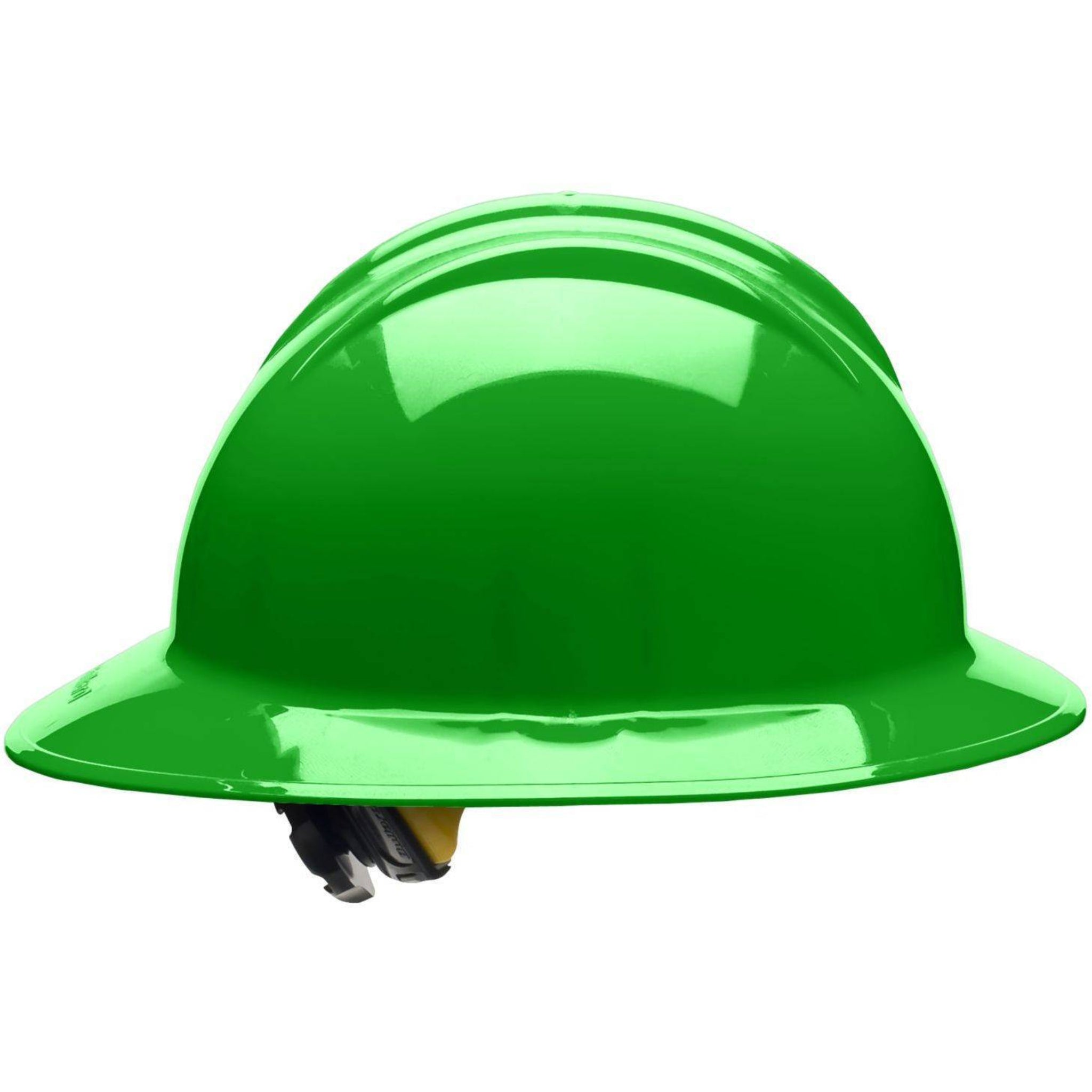 Bullard C33 33HGR 6pt Ratchet Classic Full Brim Style Hi-Viz Green Hard Hat 20/Case, Side View 2