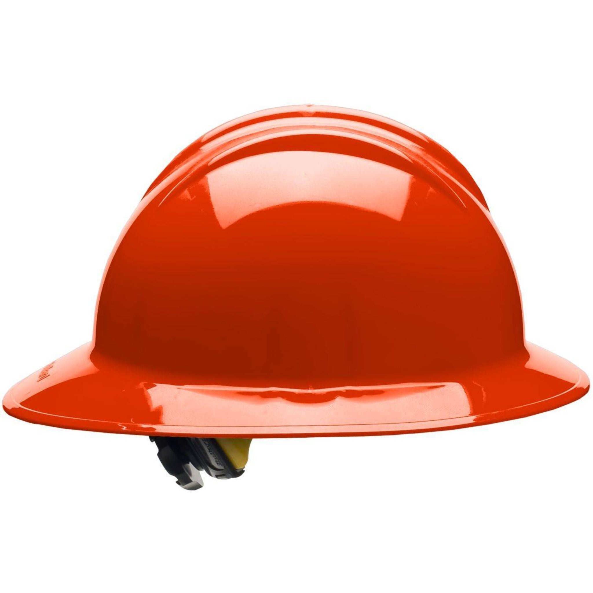 Bullard C33 33HOR 6pt Ratchet Classic Full Brim Style Hi-Viz Orange Hard Hat 20/Case, Side View