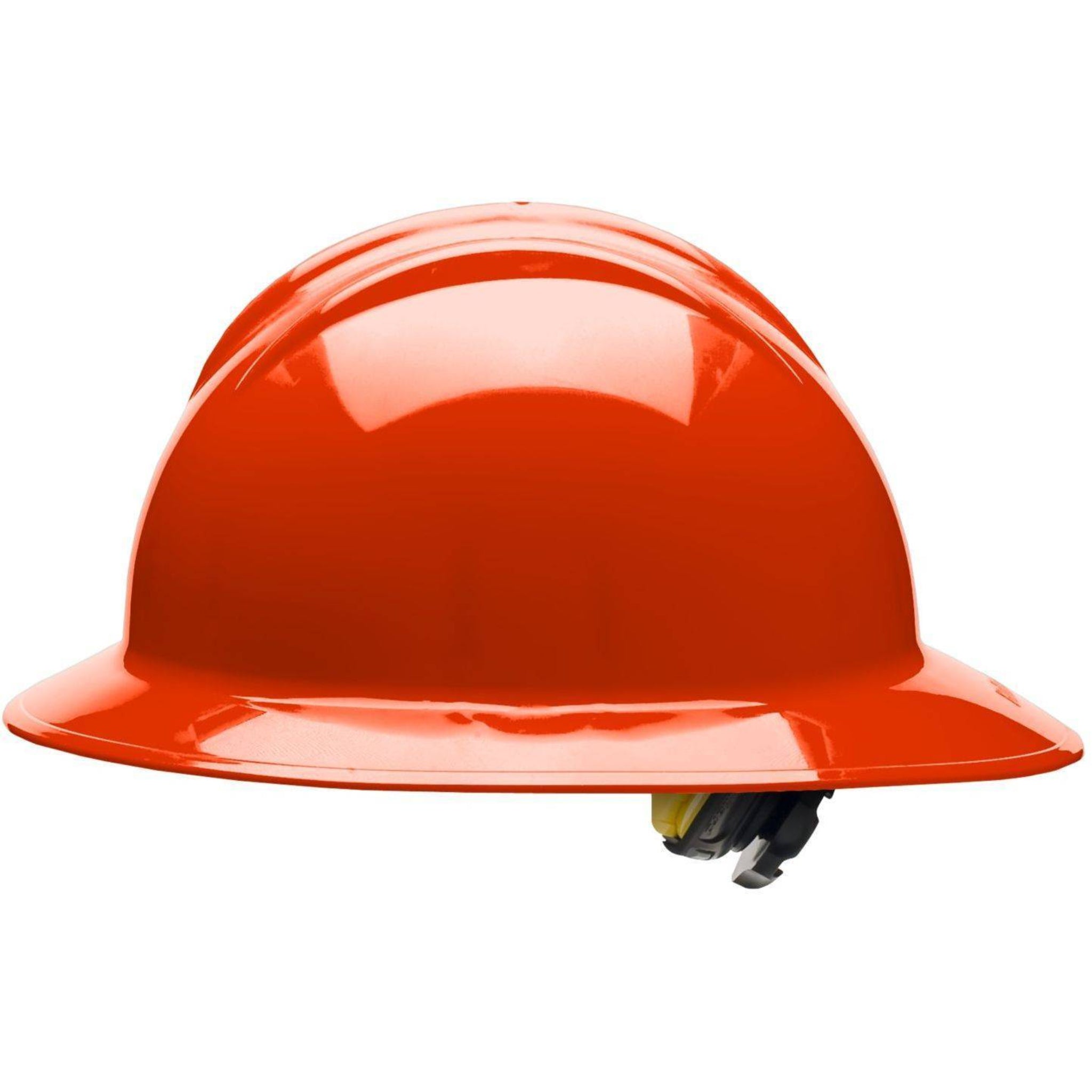 Bullard C33 33HOR 6pt Ratchet Classic Full Brim Style Hi-Viz Orange Hard Hat 20/Case, Side View 1