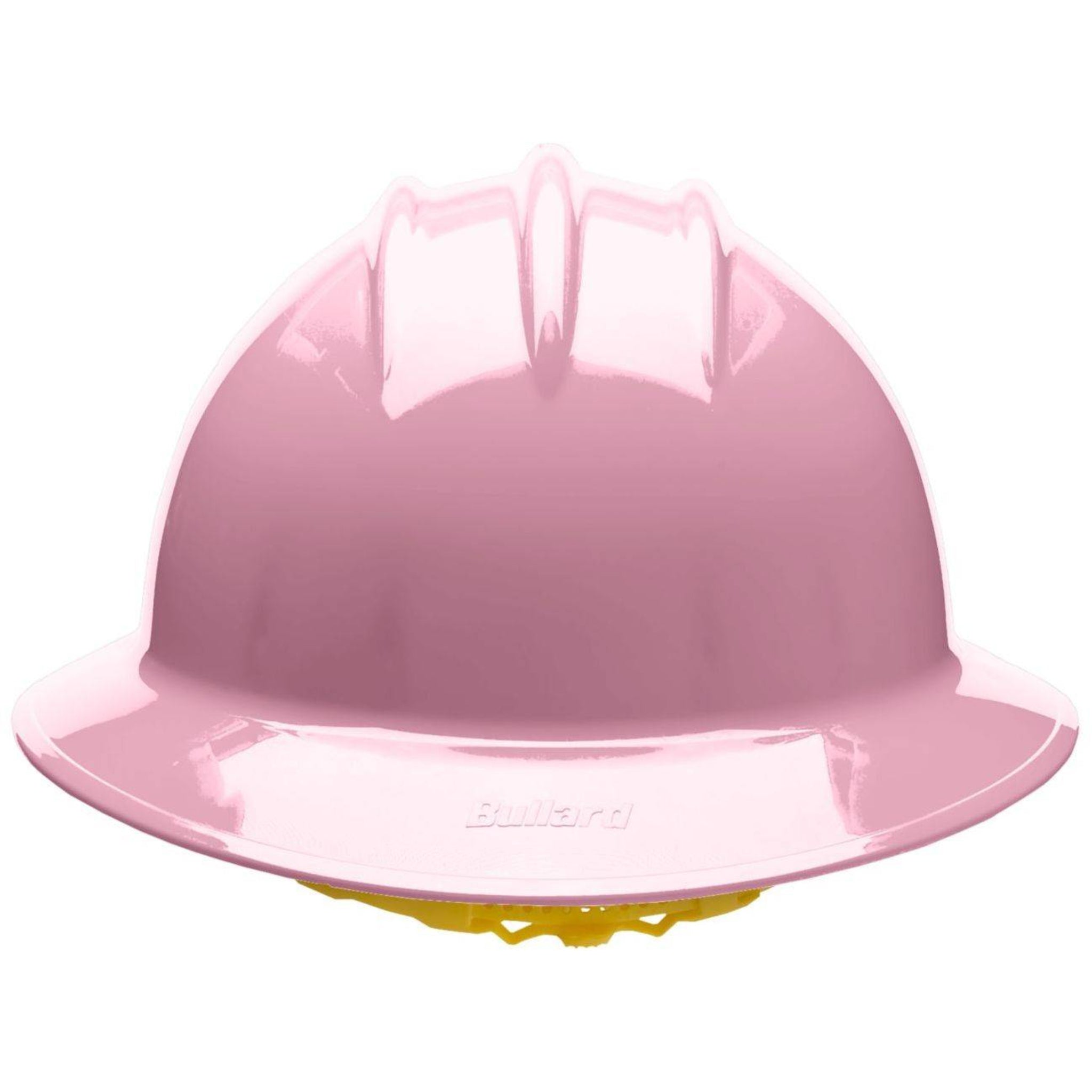 Bullard C33 33LPP 6pt Pinlock Classic Full Brim Style Light Pink Hard Hat 20/Case, Front View