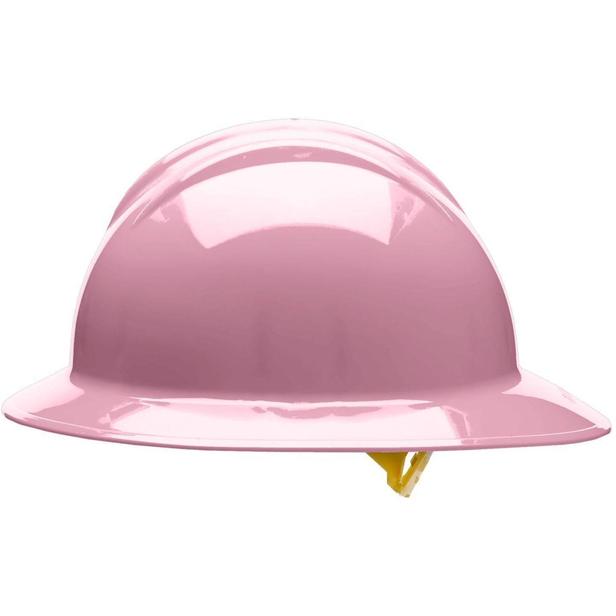 Bullard C33 33LPP 6pt Pinlock Classic Full Brim Style Light Pink Hard Hat 20/Case, Side View