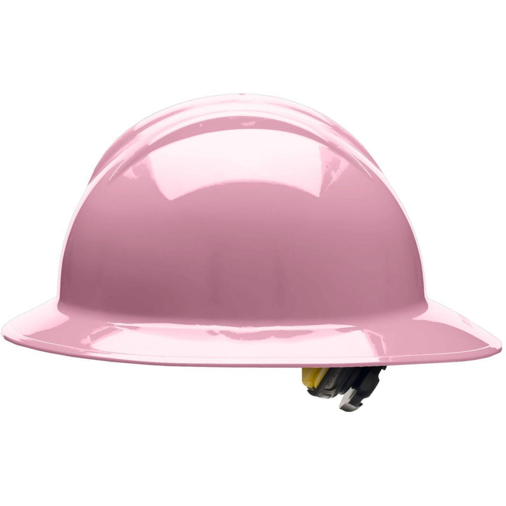 Bullard C33 33LPR 6pt Ratchet Classic Full Brim Style Light Pink Hard Hat 20/Case, Side View