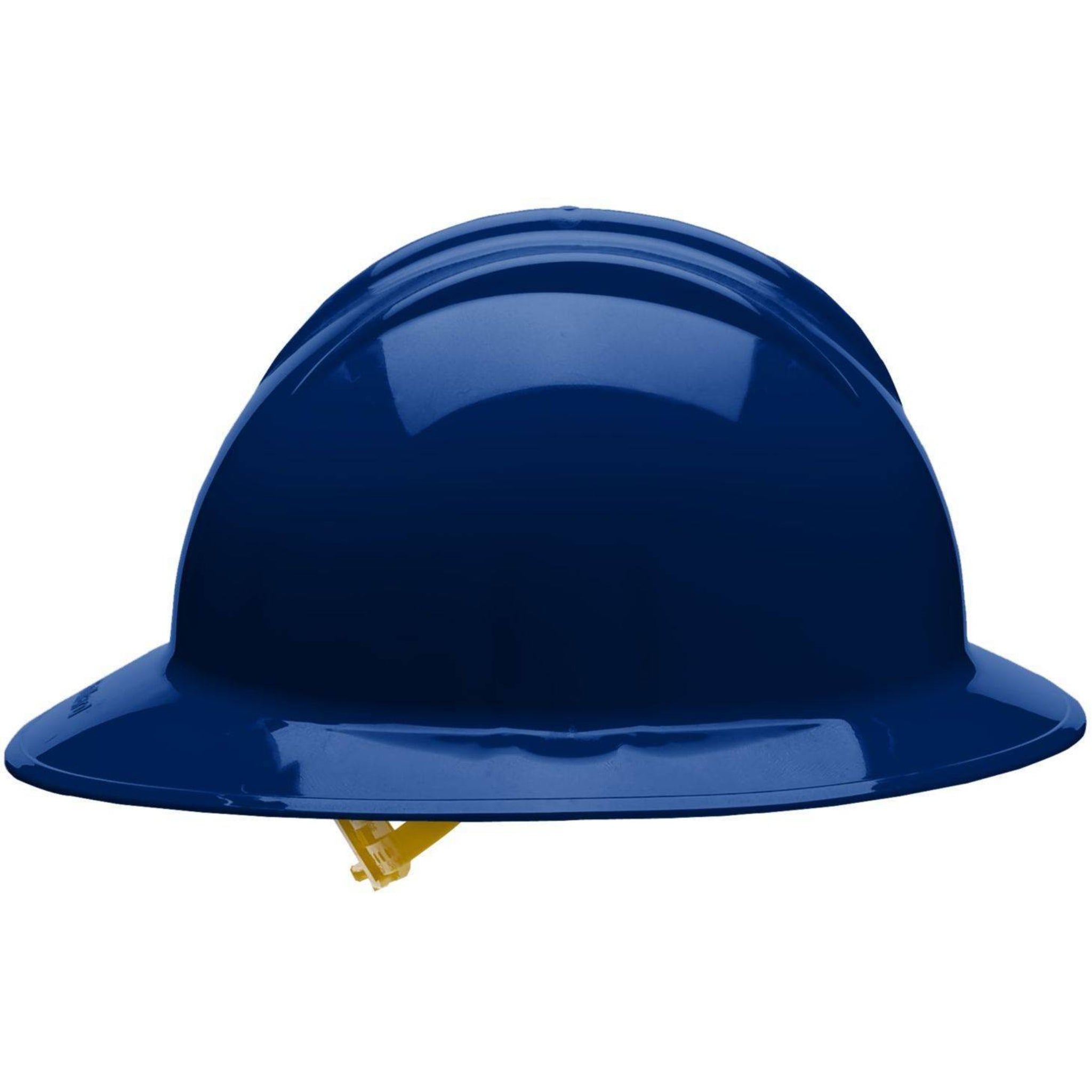 Bullard C33 33NBR 6pt Ratchet Classic Full Brim Style Navy Blue Hard Hat 20/Case, Side View