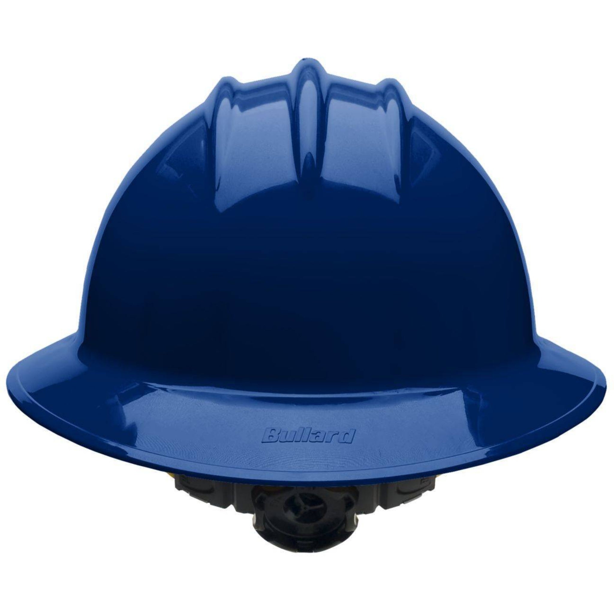 Bullard C33 33NBR 6pt Ratchet Classic Full Brim Style Navy Blue Hard Hat 20/Case, Front View