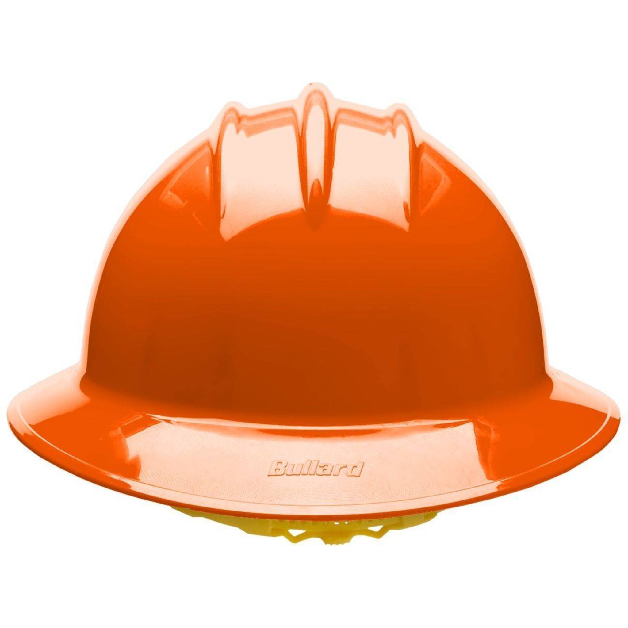 Bullard C33 33ORP 6pt Pinlock Classic Full Brim Style Orange Hard Hat 20/Case, Front View