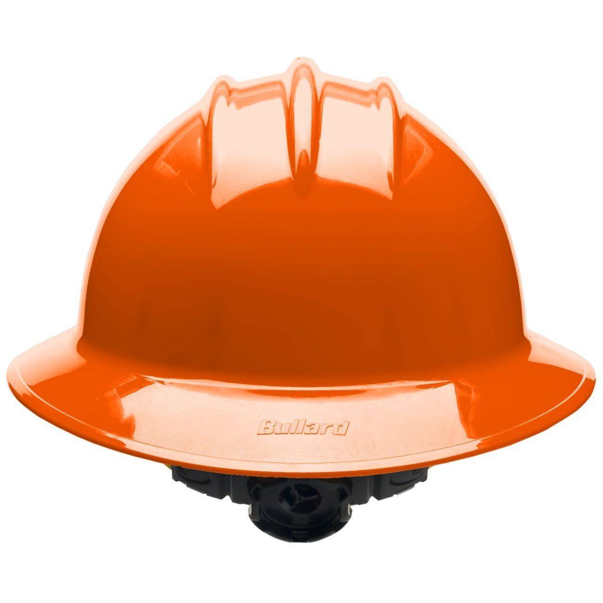 Bullard C33 33ORR 6pt Ratchet Classic Full Brim Style Orange Hard Hat 20/Case, Front View