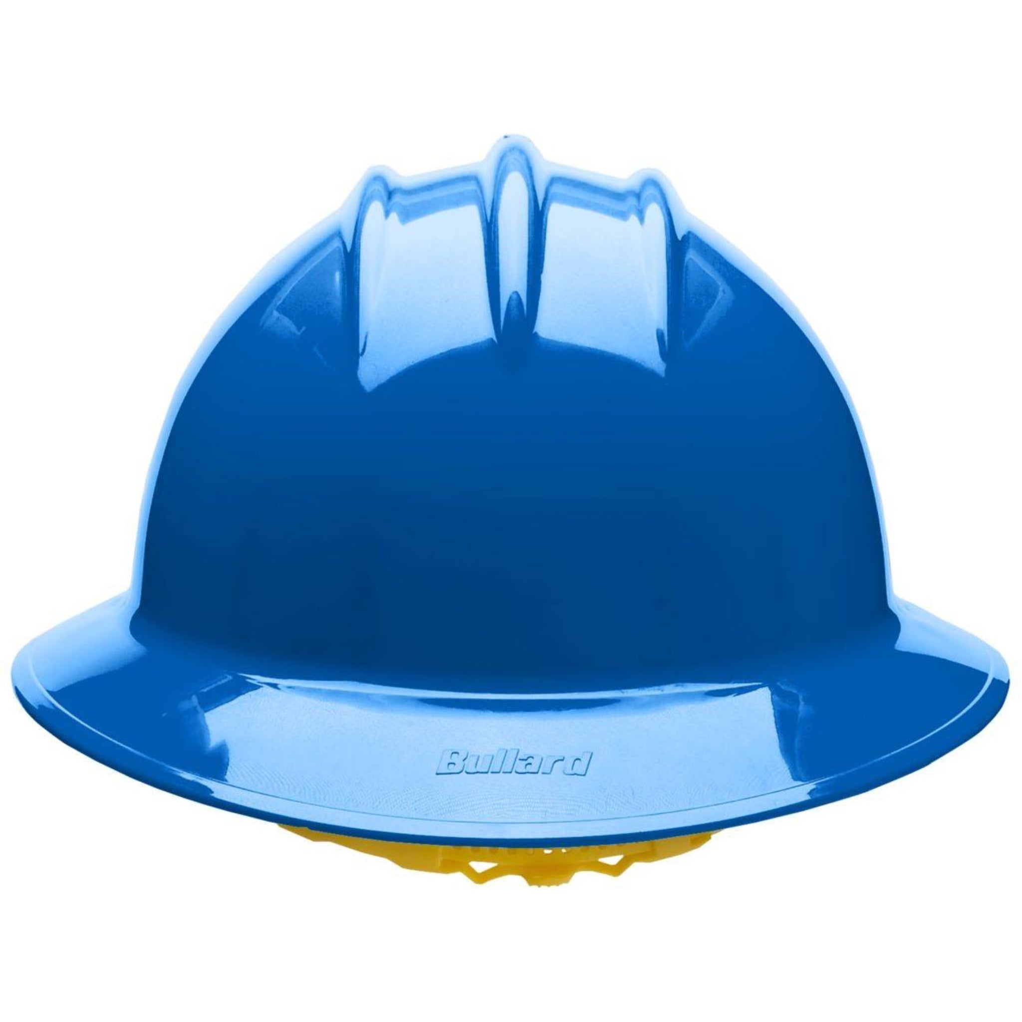 Bullard C33 33PBP 6pt Pinlock Classic Full Brim Style Pacific Blue Hard Hat 20/Case, Front View