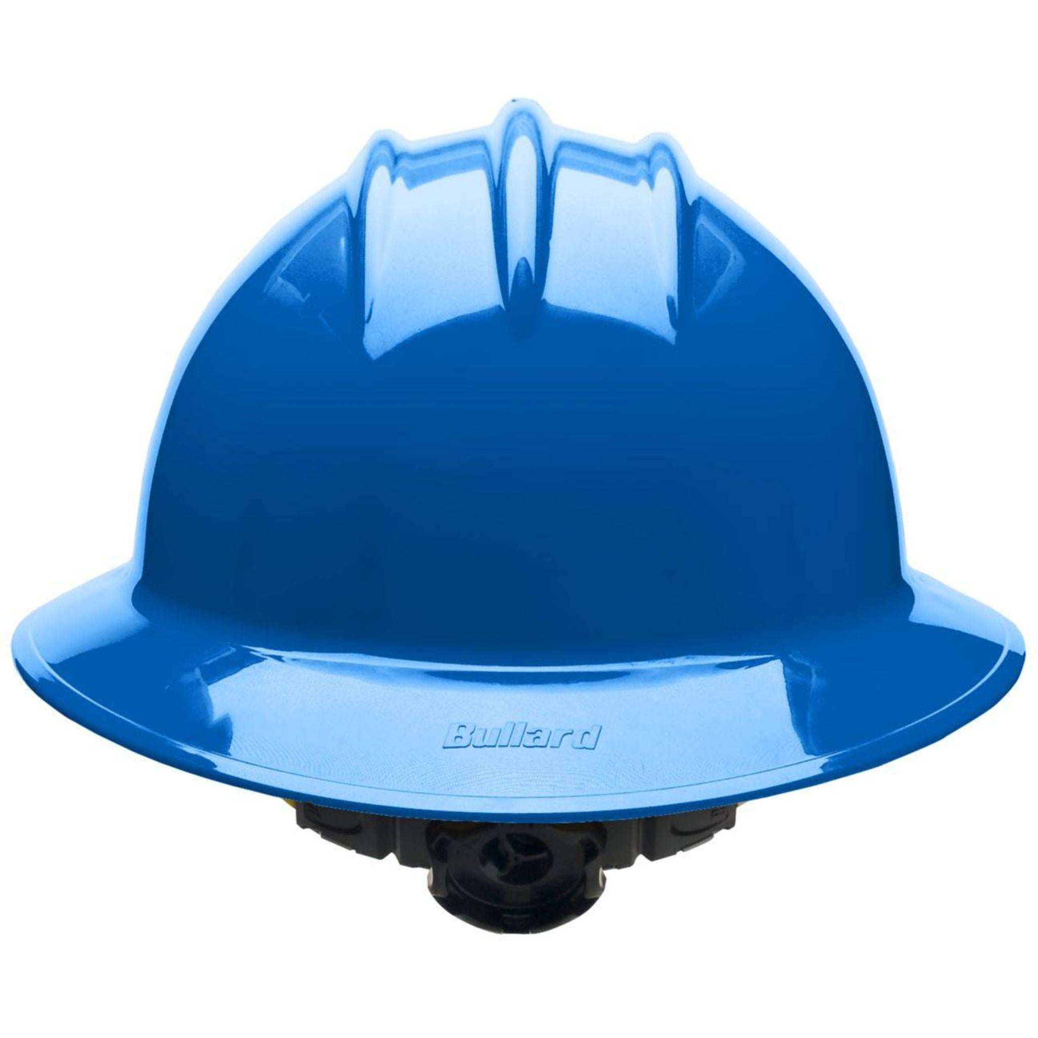 Bullard C33 33PBR 6pt Ratchet Classic Full Brim Style Pacific Blue Hard Hat 20/Case, Front View