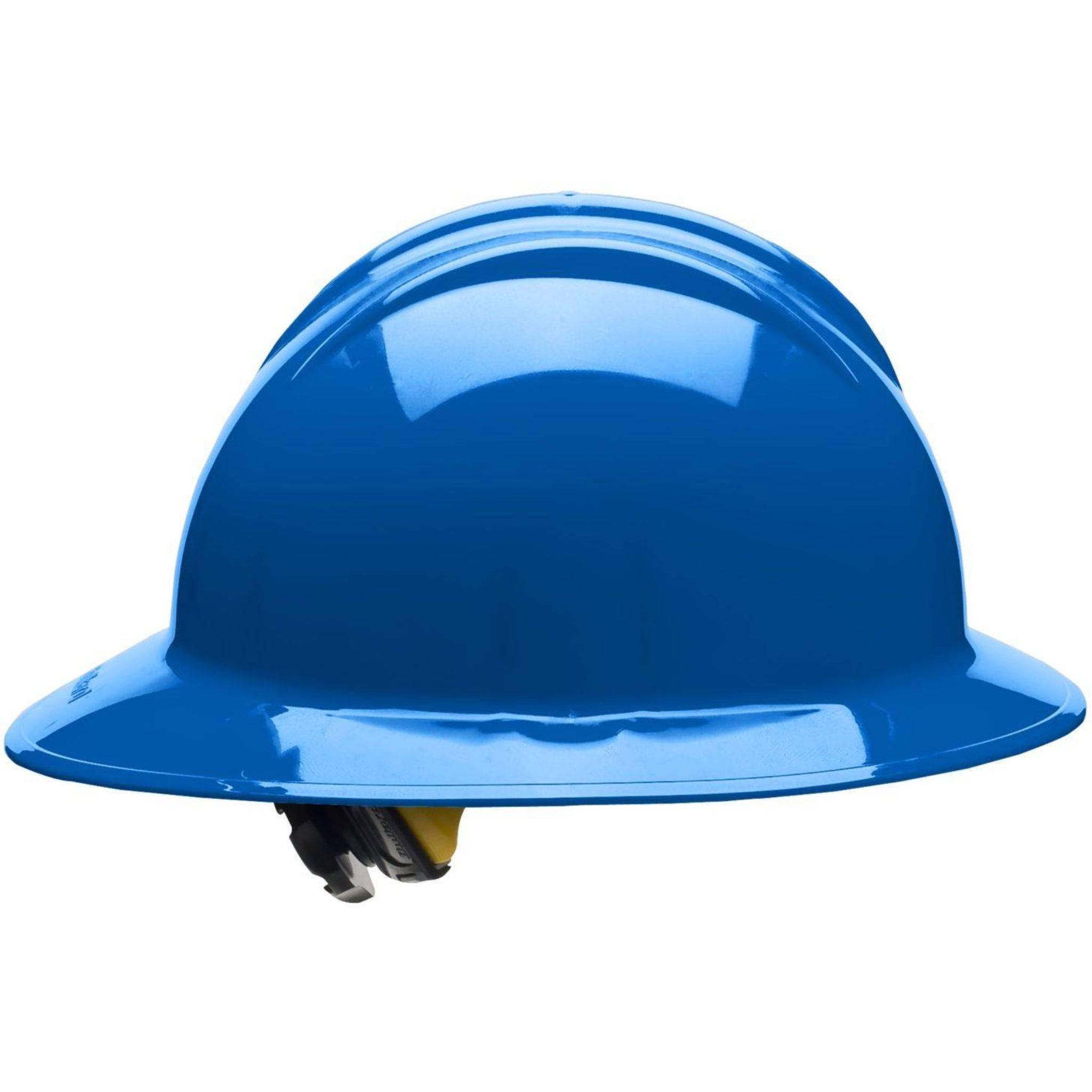 Bullard C33 33PBR 6pt Ratchet Classic Full Brim Style Pacific Blue Hard Hat 20/Case, Side View 1