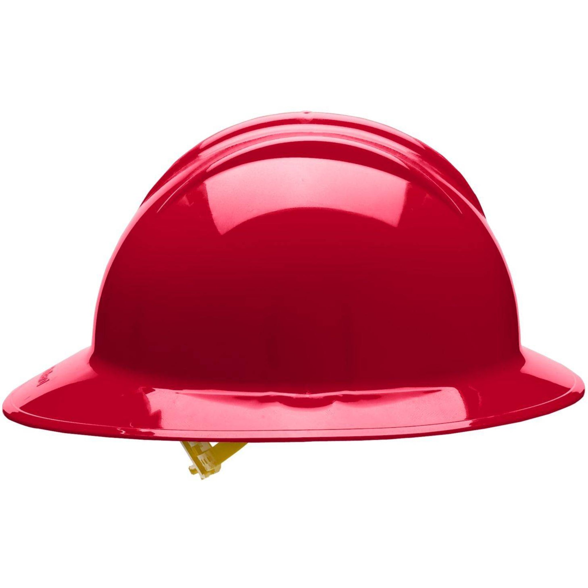 Bullard C33 33RDP 6pt Pinlock Classic Full Brim Style Hard Hat, Red, 1 Each, Side View 1