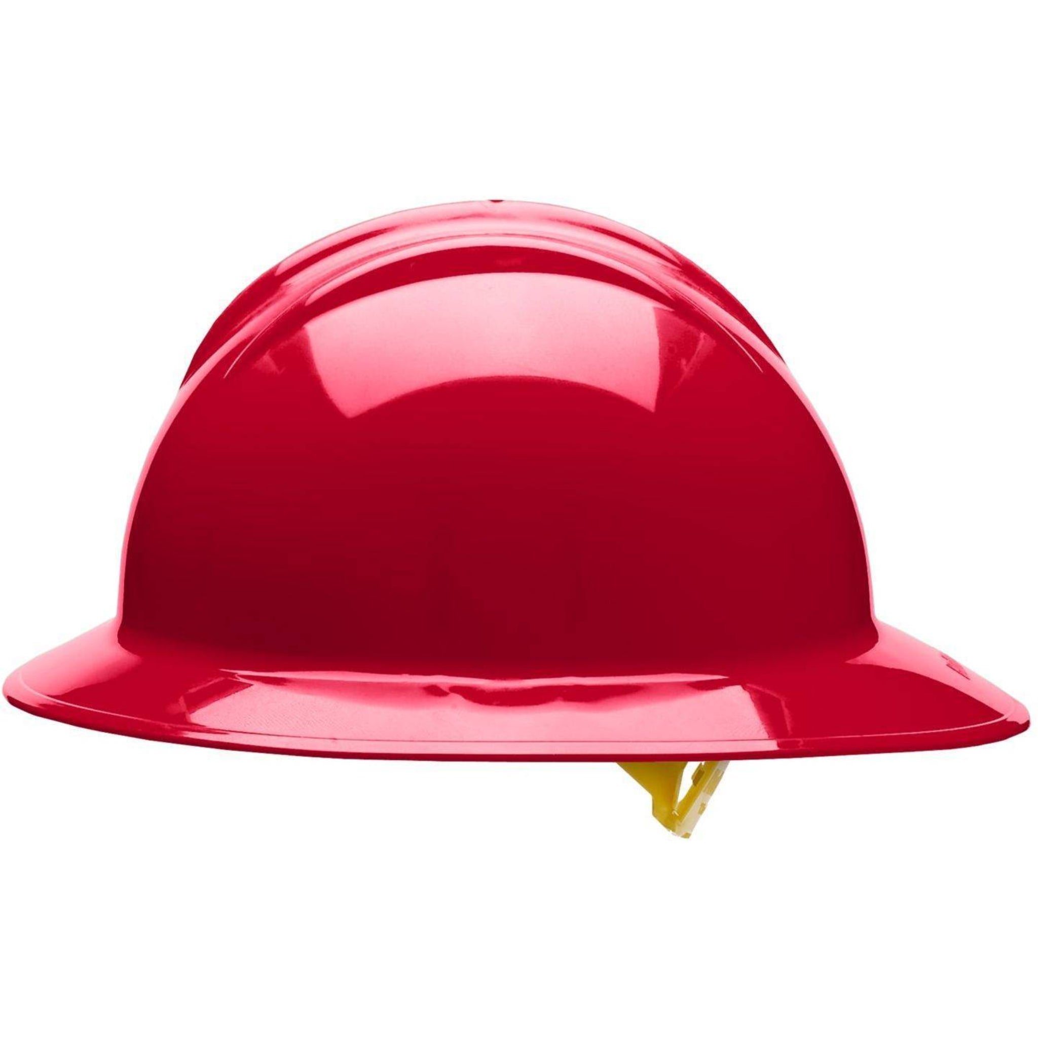 Bullard C33 33RDP 6pt Pinlock Classic Full Brim Style Hard Hat, Red, 1 Each, Side View