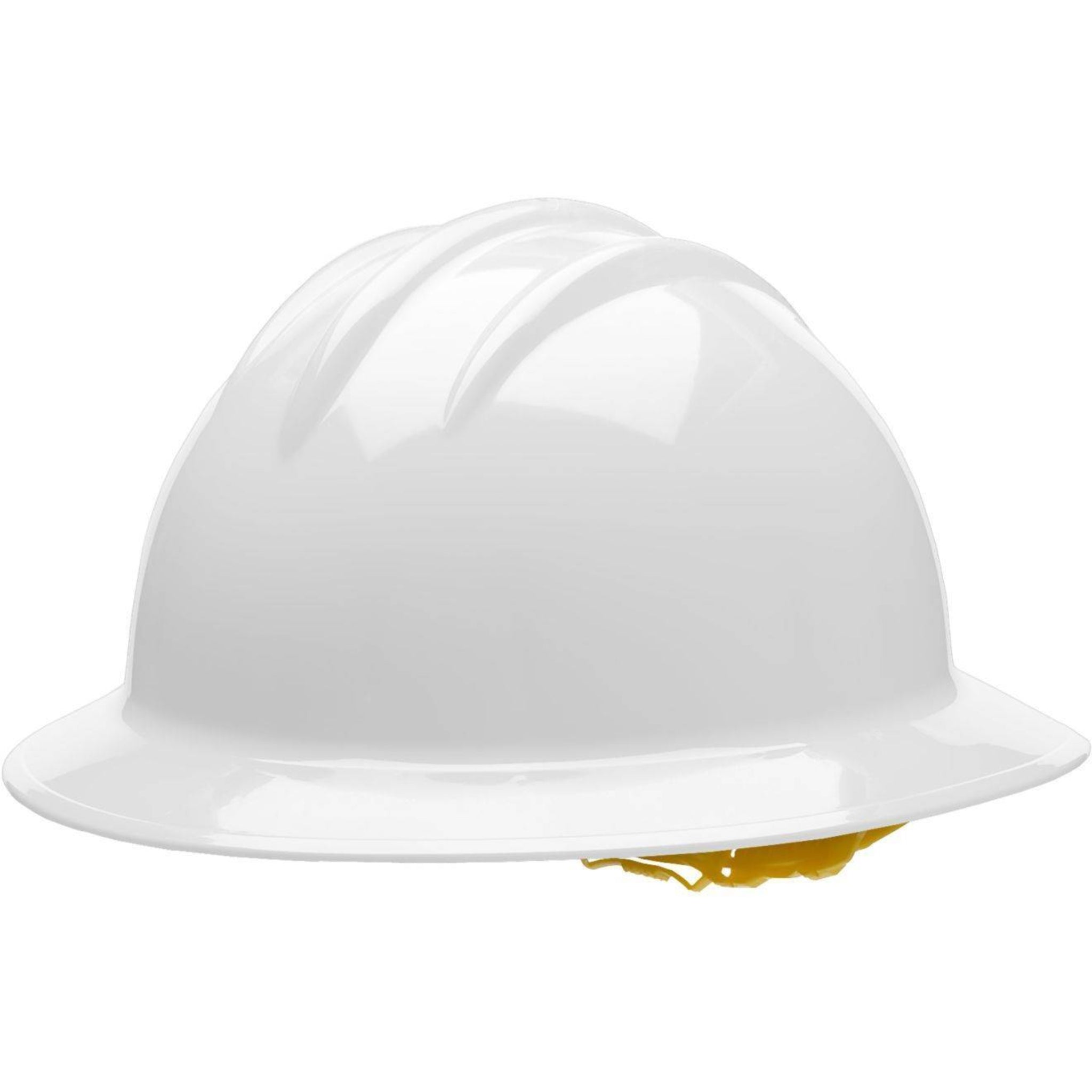 Bullard C34 34WHP 6pt, Pinlock, Classic Extra Large Full Brim Style, White Hard Hat, 1 Each