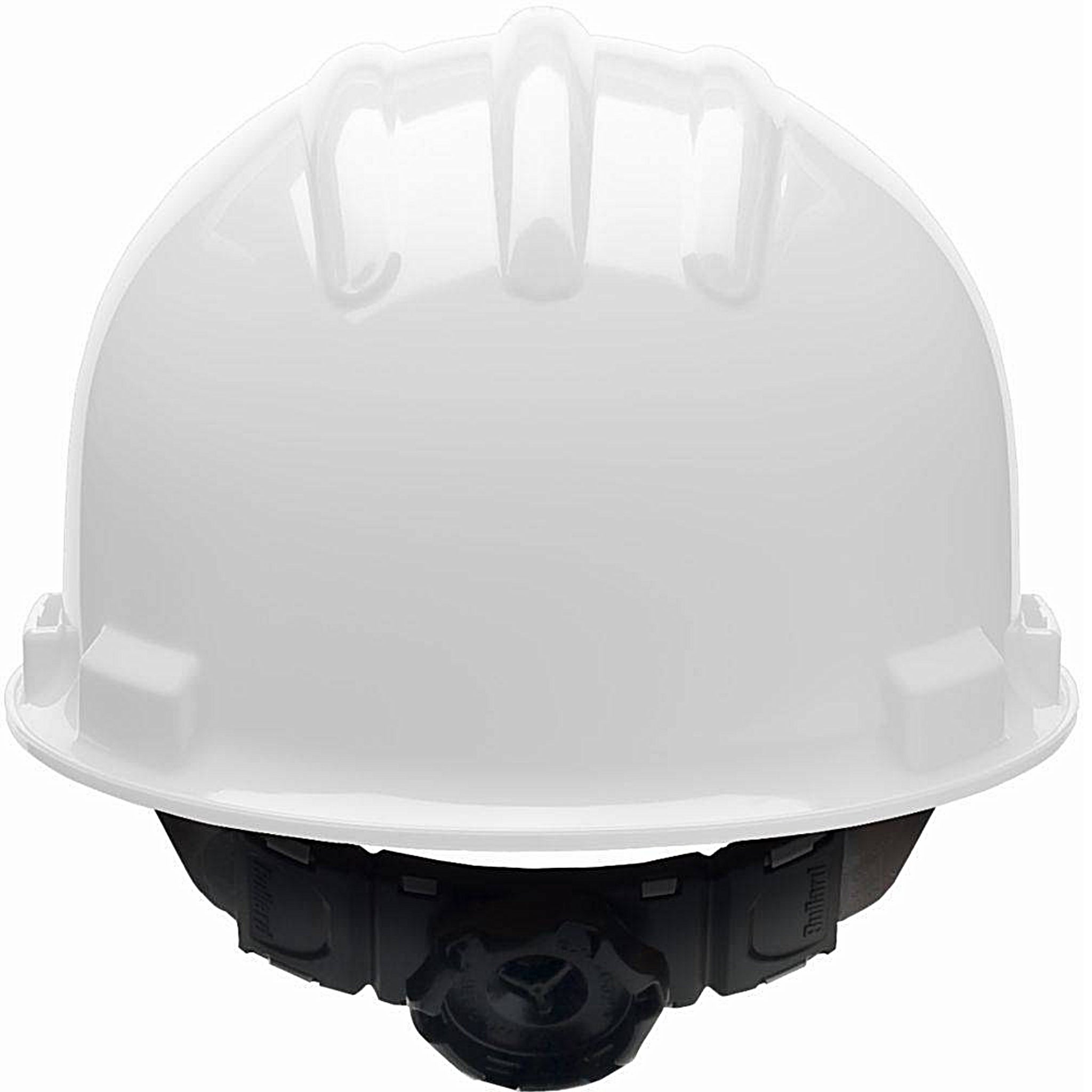 Bullard 51WHP 4pt Pinlock Poly Brow Pad, Standard Series Cap Style w/Rain Trough, White, Back View