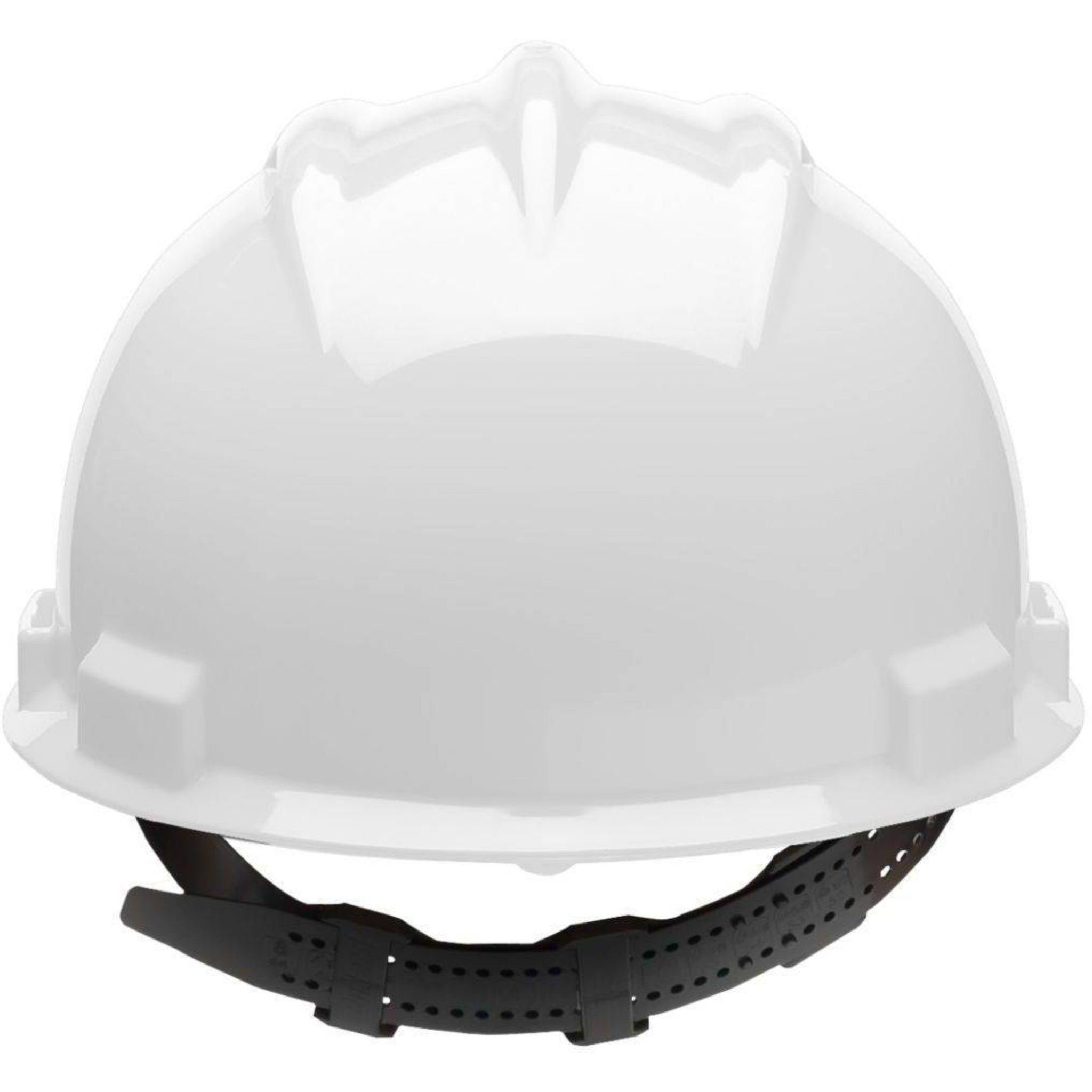 Bullard 62WHP 4pt Pinlock Cotton Brow Pad, Standard Series Vented Cap Style, White, Back View