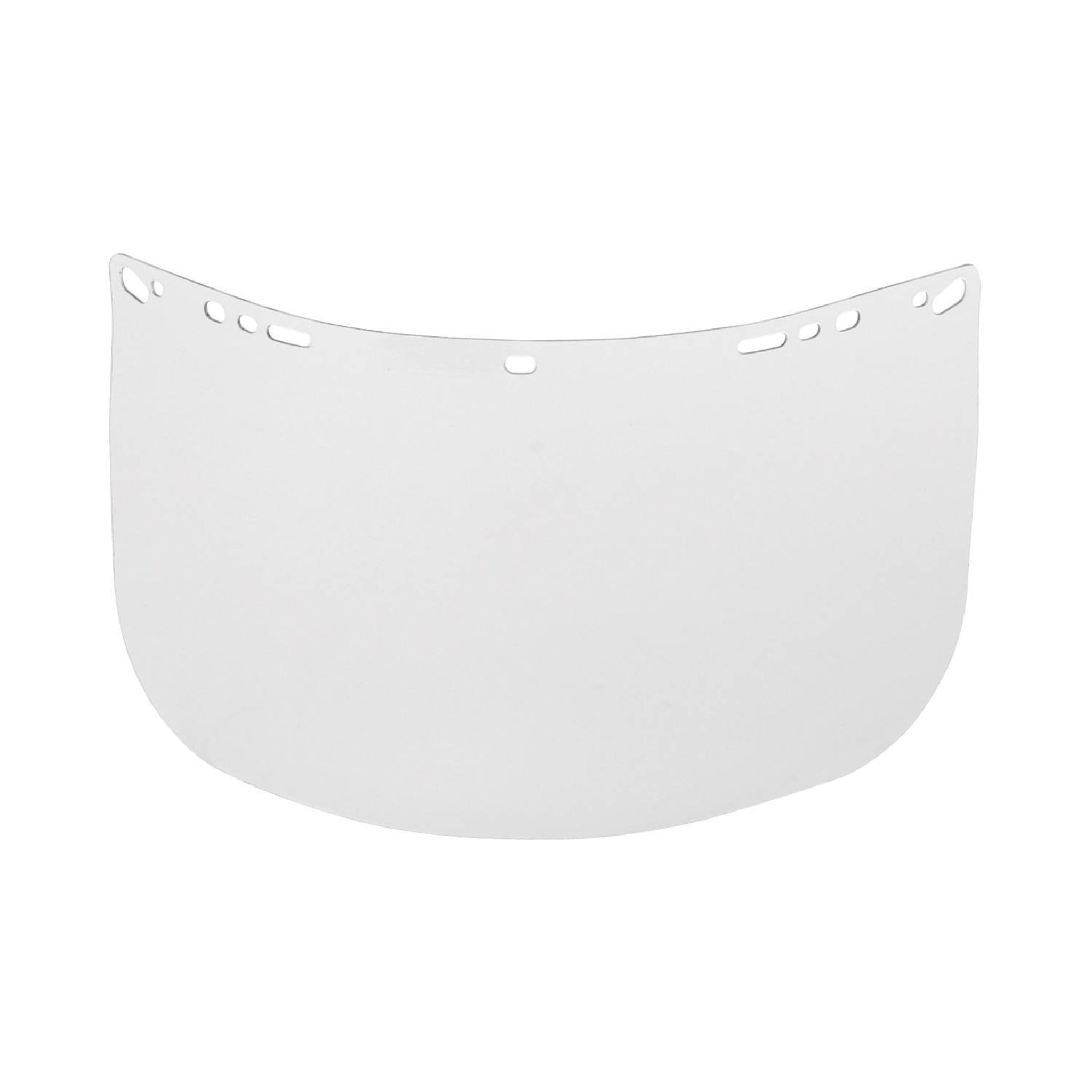 Bullard 860P Heat-formed, Multi-fit polycarbonate Visor for Use with Bullard Brackets and Most Competitive Models, Clear, 8" x 15" x .060"