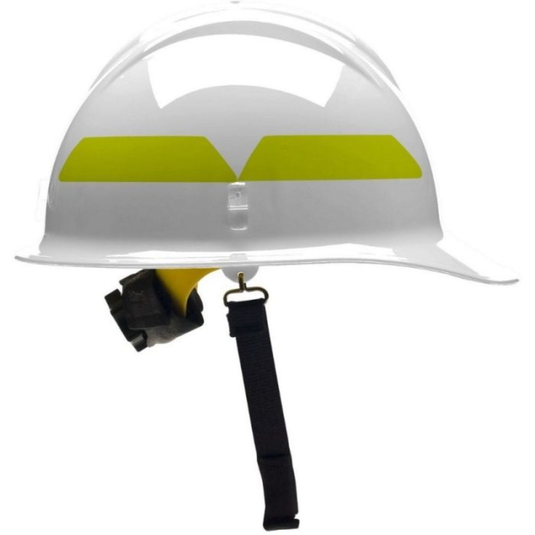 Bullard FH911CR Half Brim Wildfire Helmet, Ratchet Suspension, 1 Each, White Color