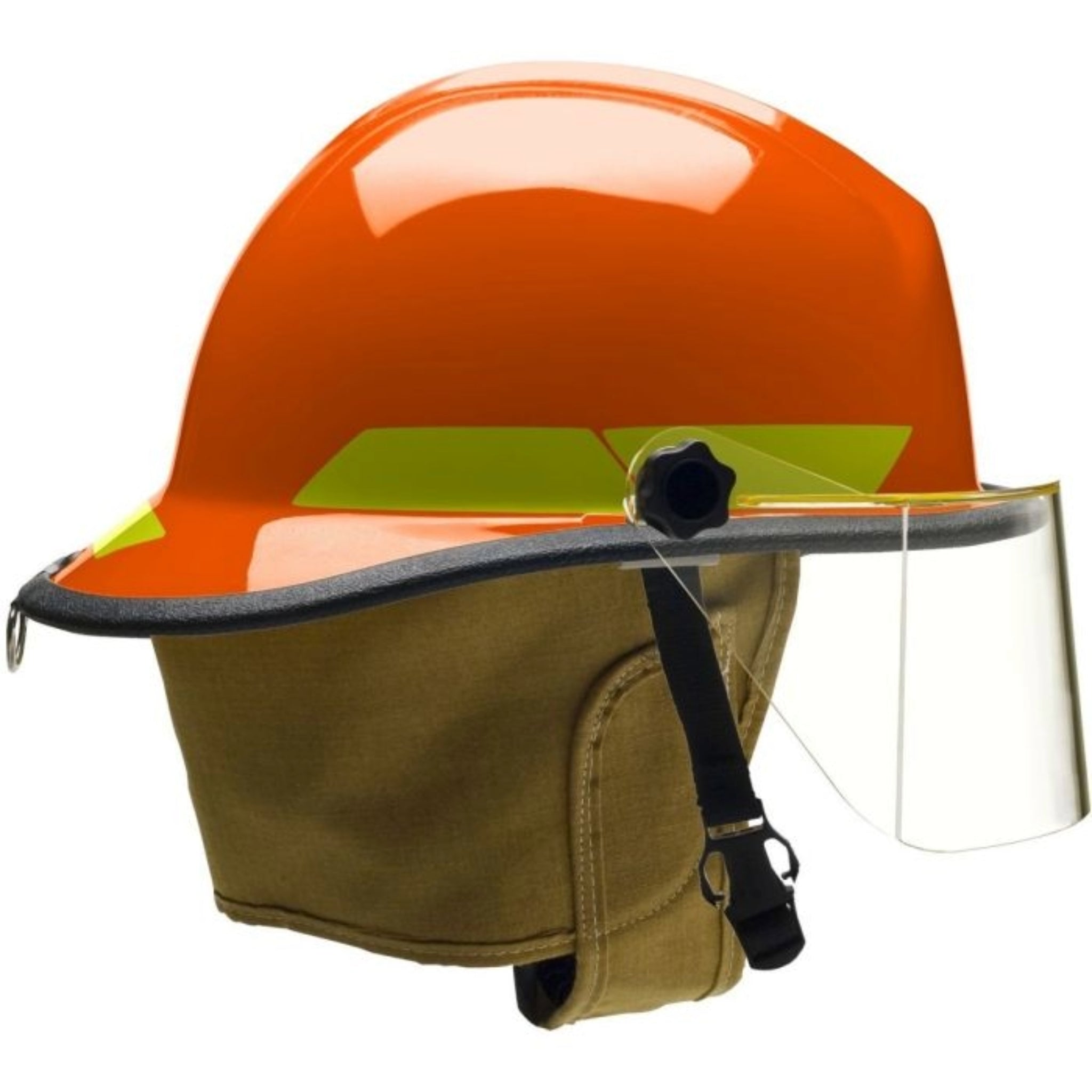 Bullard Firedome Contemporary Structural Fire Helmet Orange Color Universal Size - 1 PER BOX