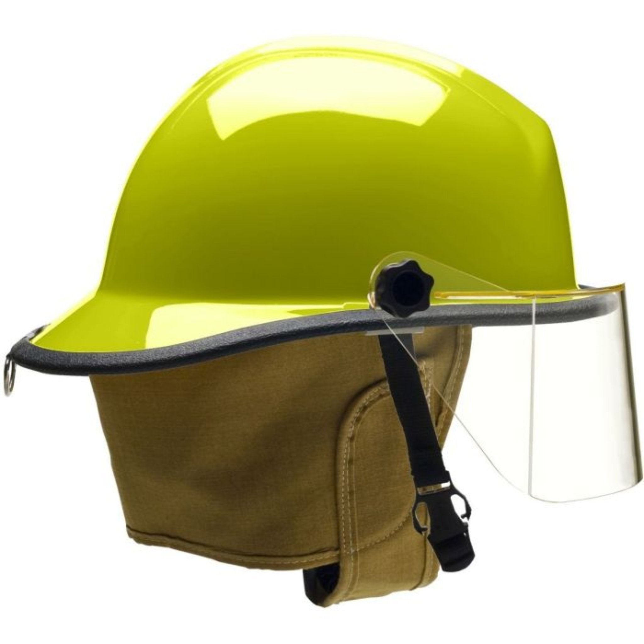 Bullard FX Firedome Contemporary Structural Fire Helmet, Universal, 1 Each, Lime Color