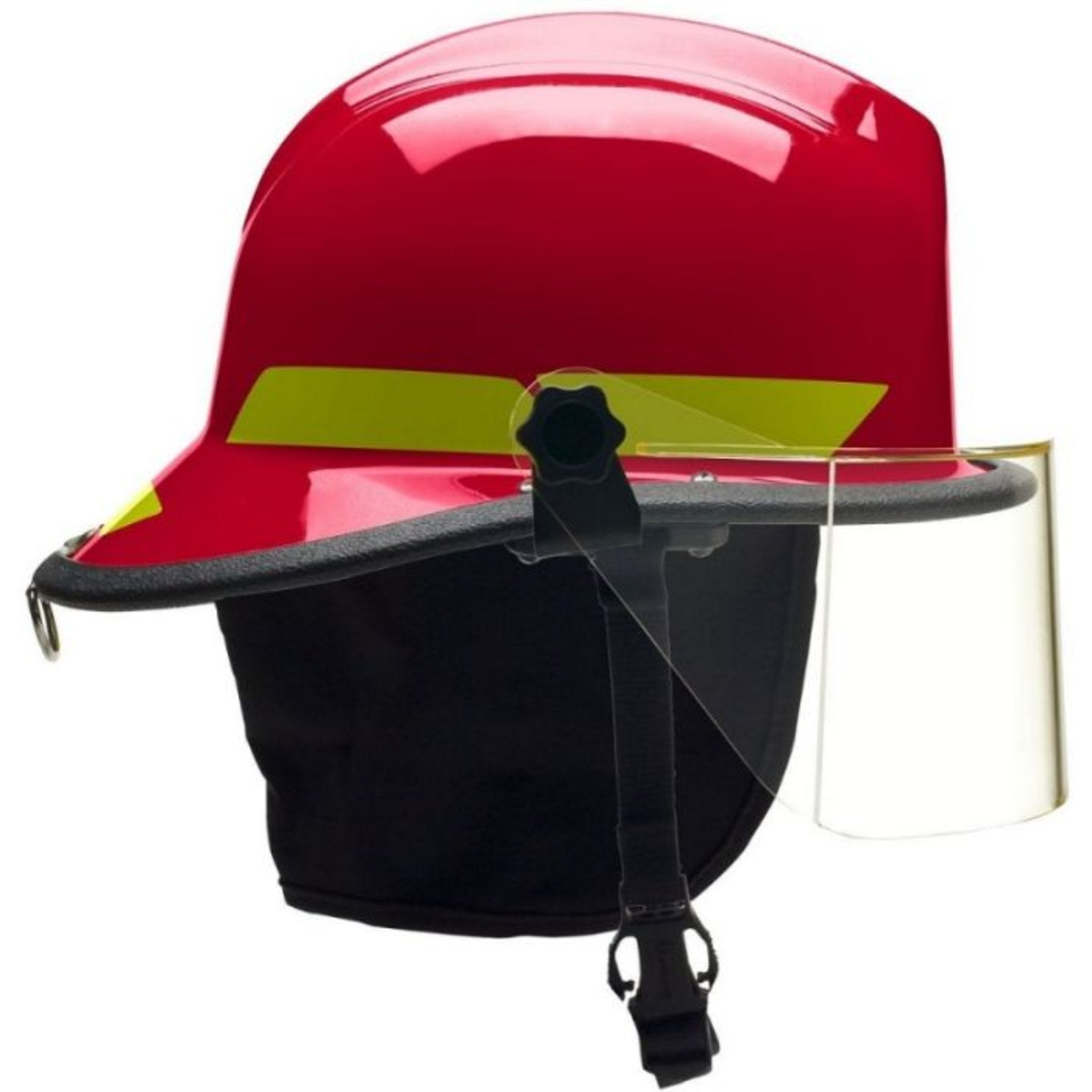 Bullard LTX Firedome Structural Fire Helmet, 1 Each, Red Color