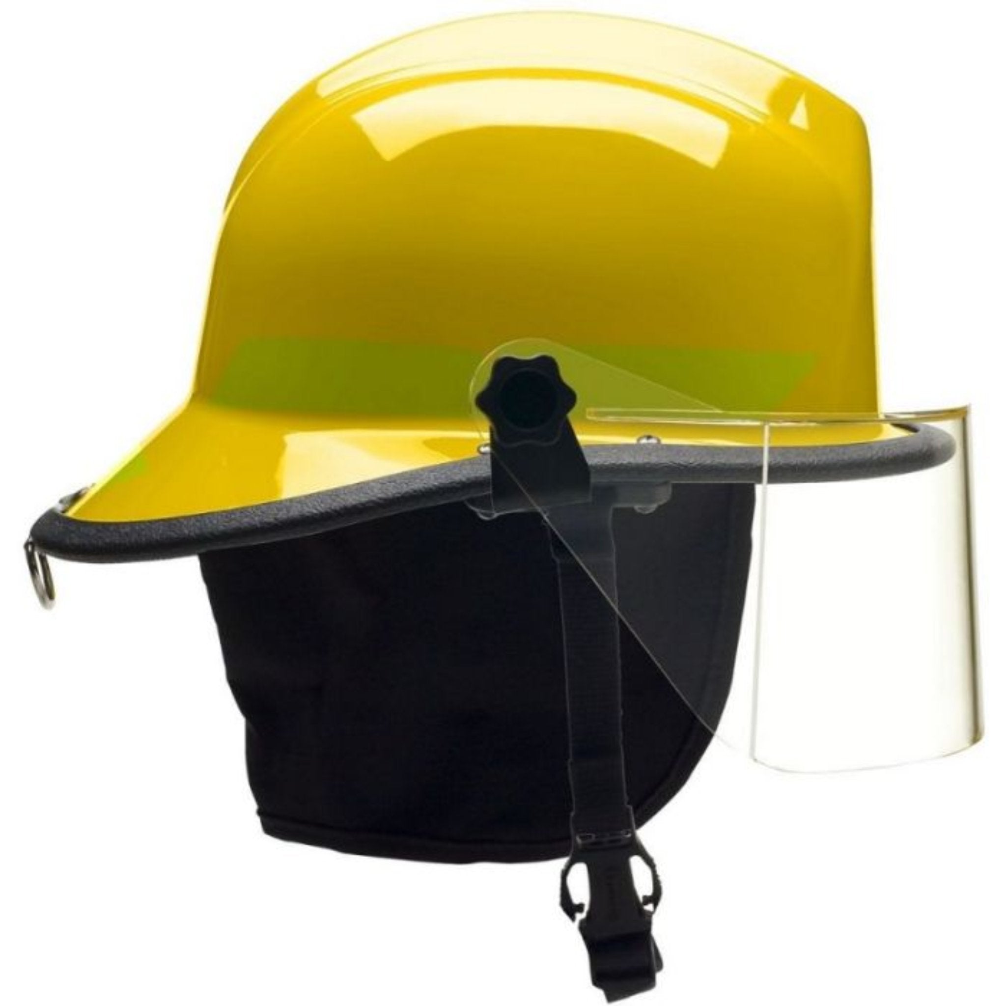 Bullard LTX Firedome Structural Fire Helmet, 1 Each, Yellow Color