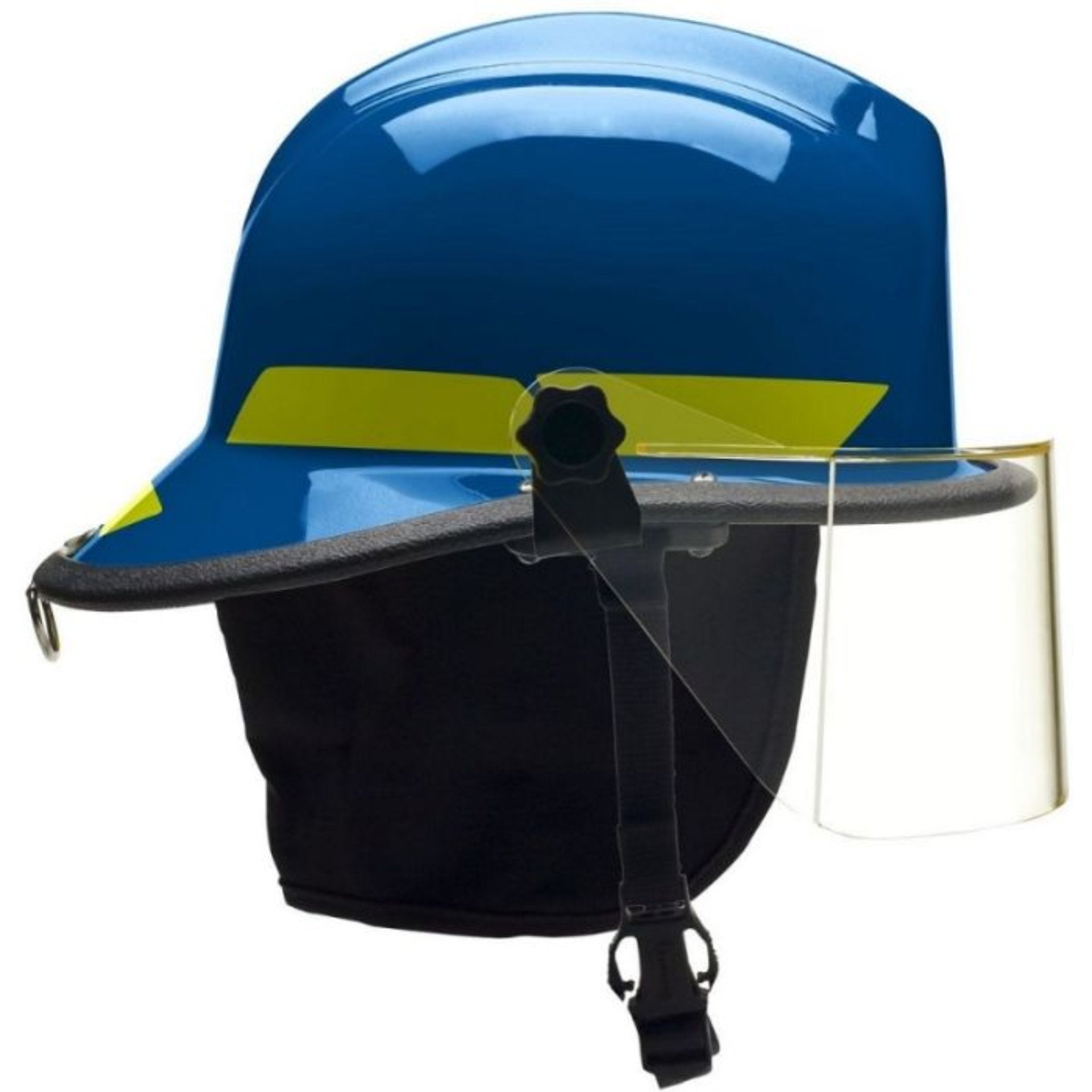 Bullard LTX Firedome Structural Fire Helmet, 1 Each, Blue Color