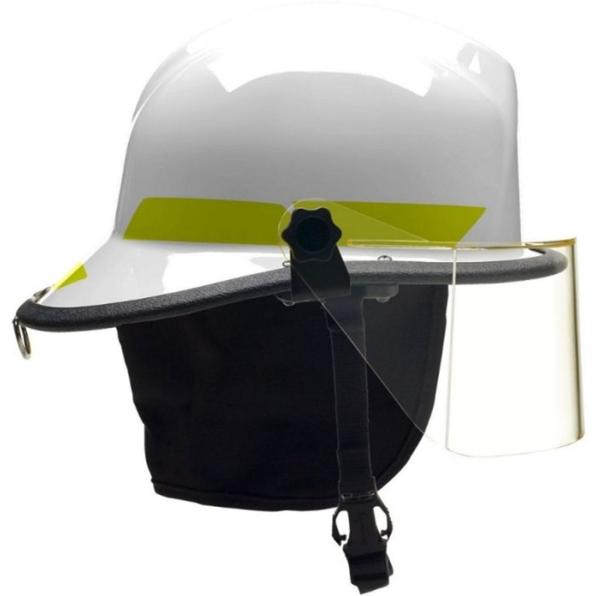 Bullard LTX Firedome Structural Fire Helmet, 1 Each, White Color