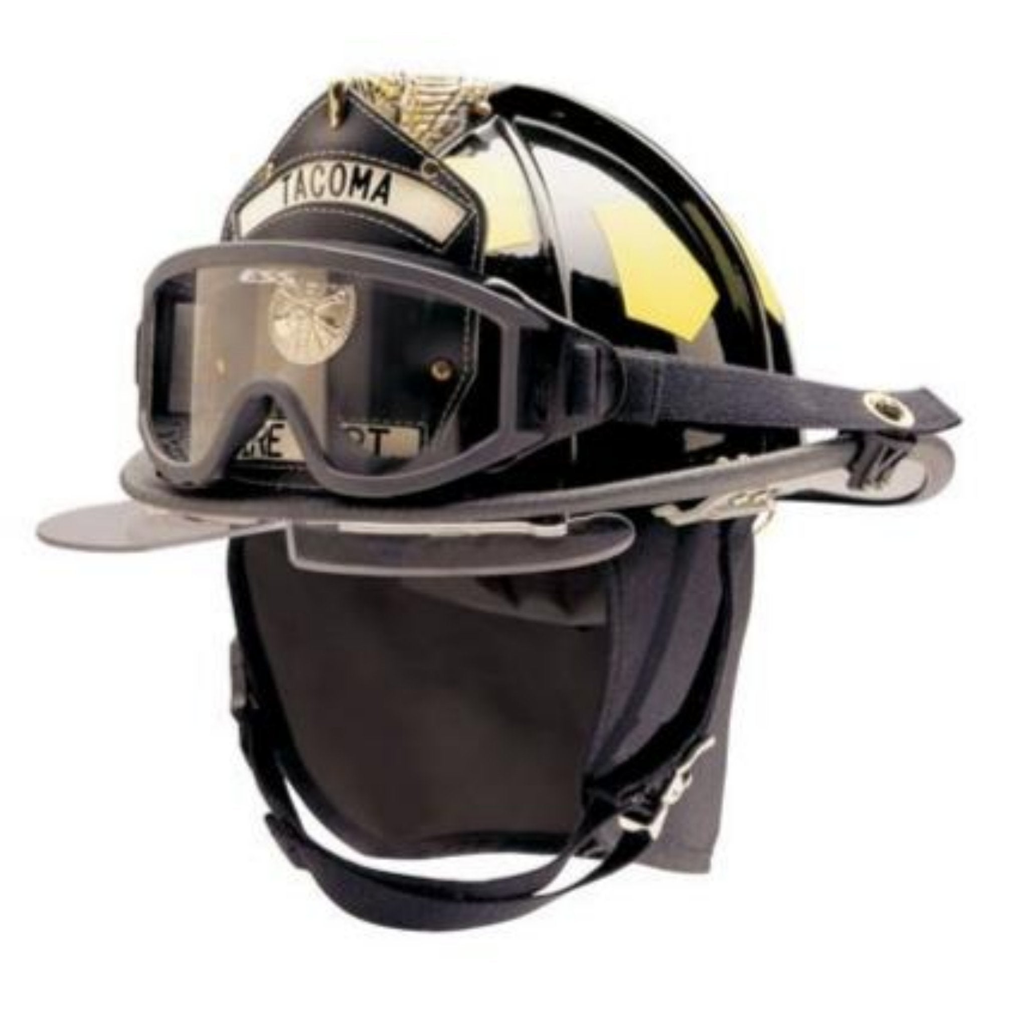 Bullard Traditional Firedome Helmet Non-NFPA Configuration Matte Finish with Brass Eagle