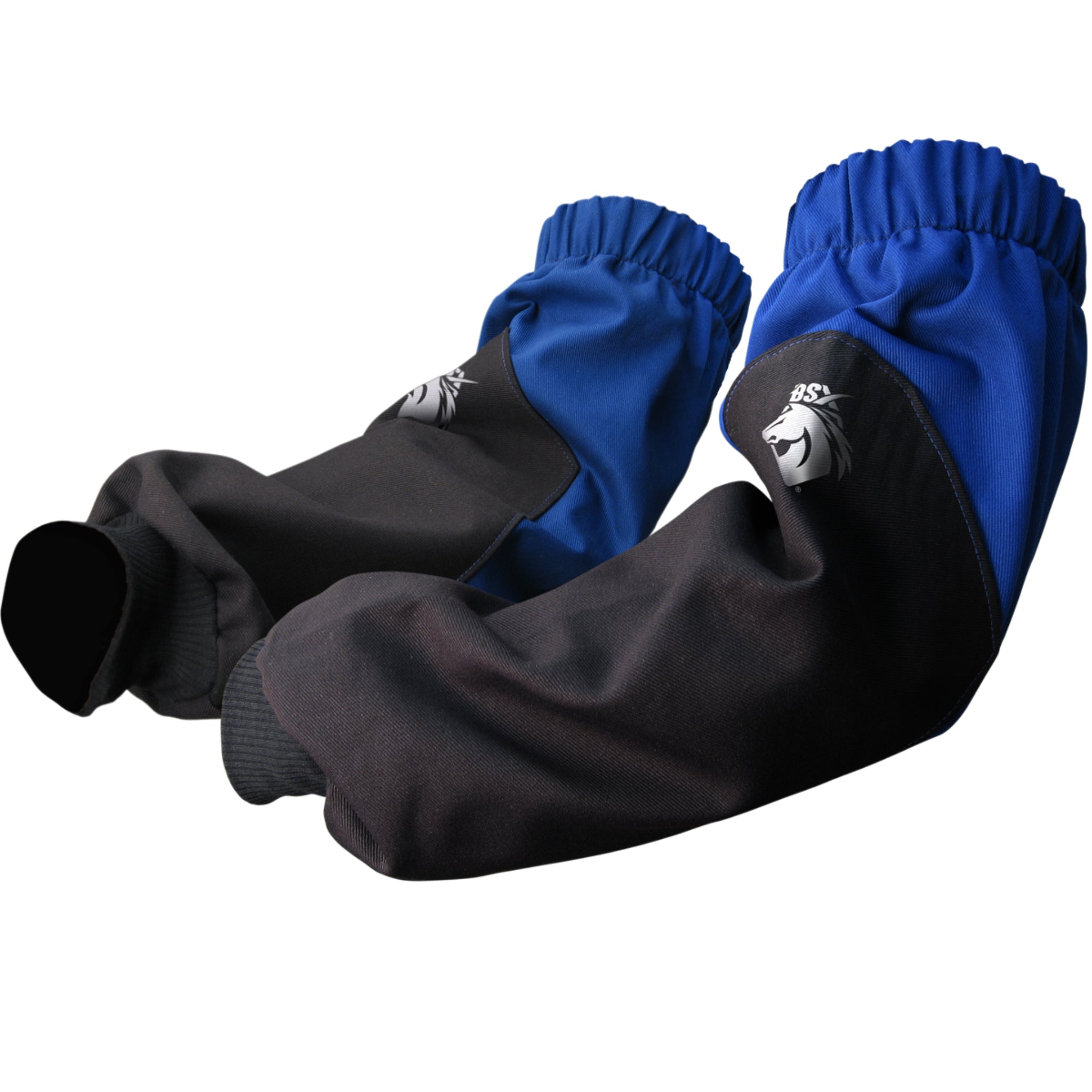 Revco Industries Black Stallion BX9-19S-RB Flame Retardant Cotton Sleeves with Elastic Cuffs, Royal Blue, 1 Pair