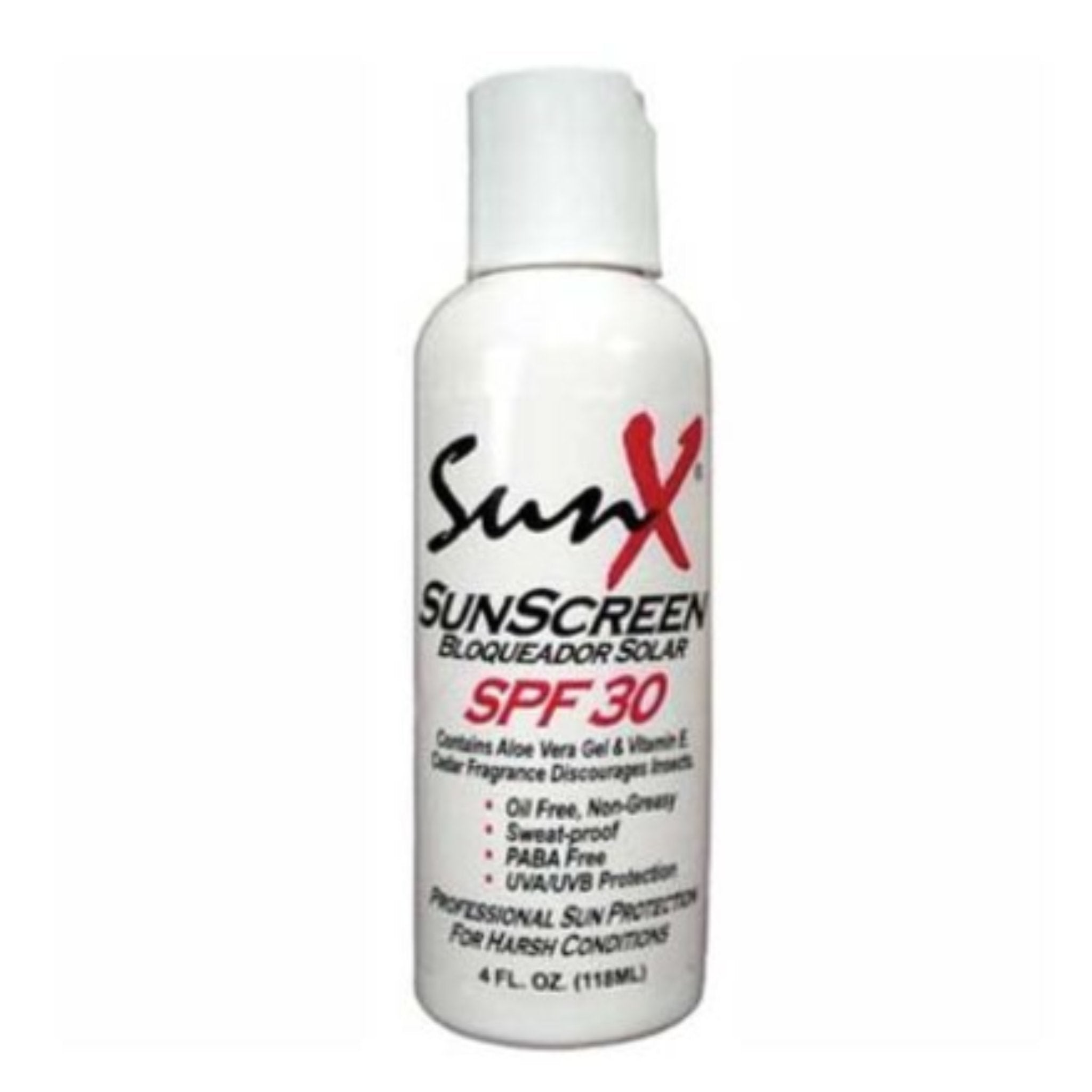 SunX Sunscreen Sunblock, 8 oz Bottle, Case of 12