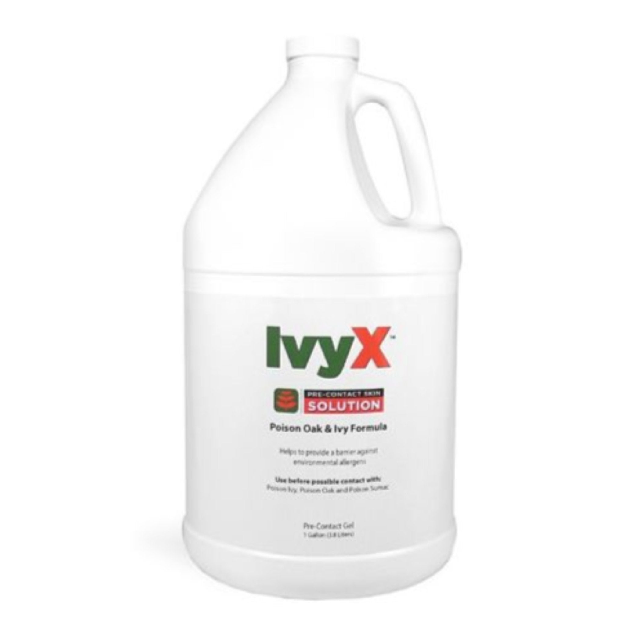 Ivy X Pre-Contact Poison Oak & Ivy Barrier, 1 Gallon Jug, 1 Case