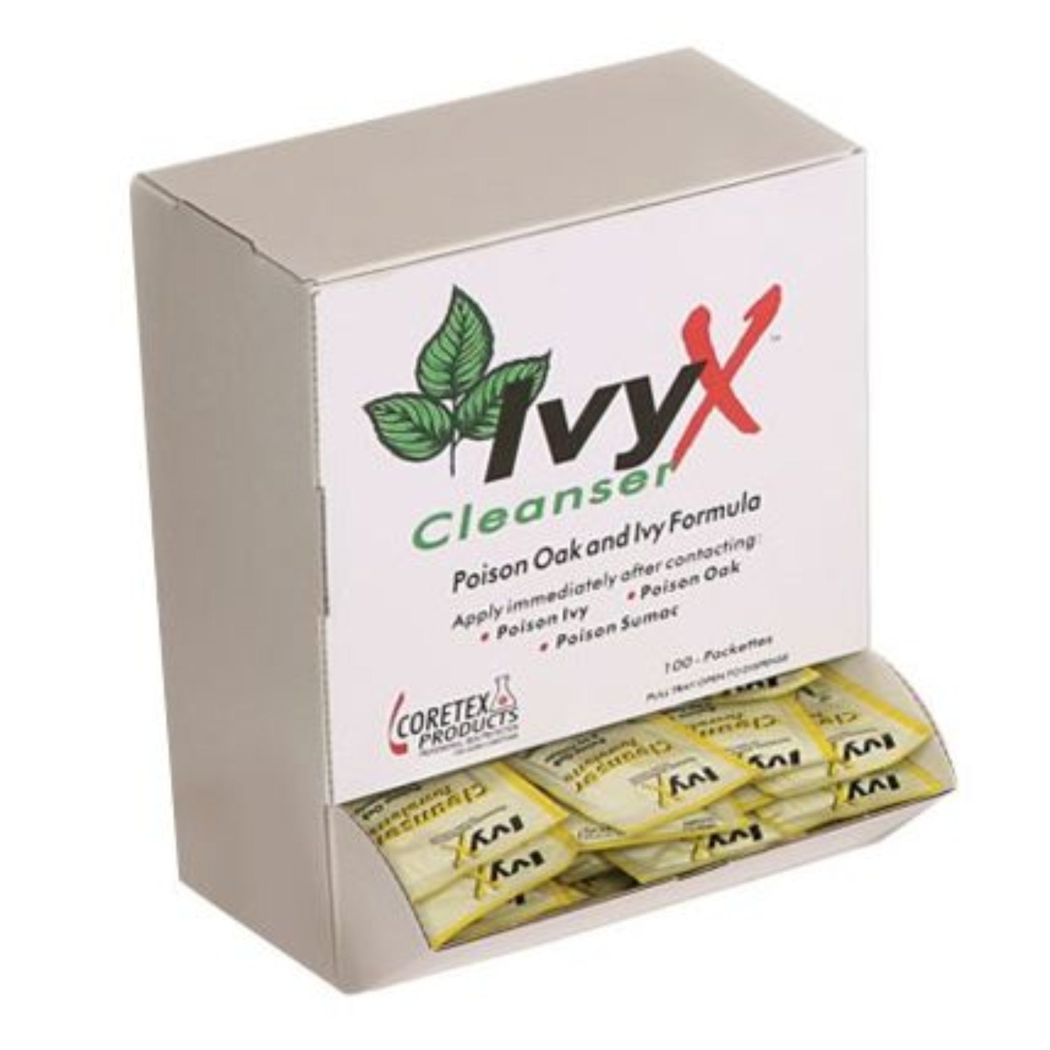 Ivy X Poison Oak Cleansing Towelettes, Case of 50