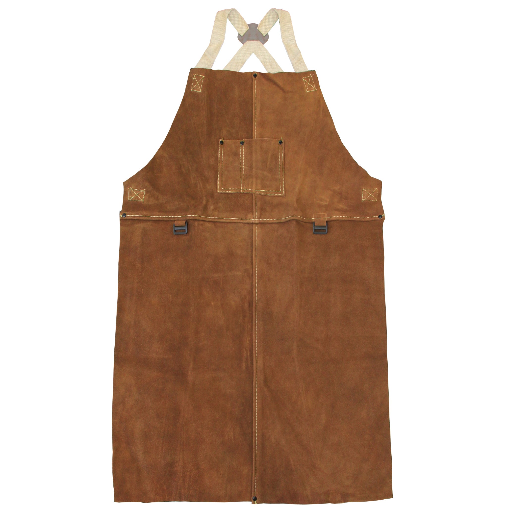 Chicago Protective Apparel 539-CL-RUST Bib Apron, Rust, 24” W x 39” H, 1 Each