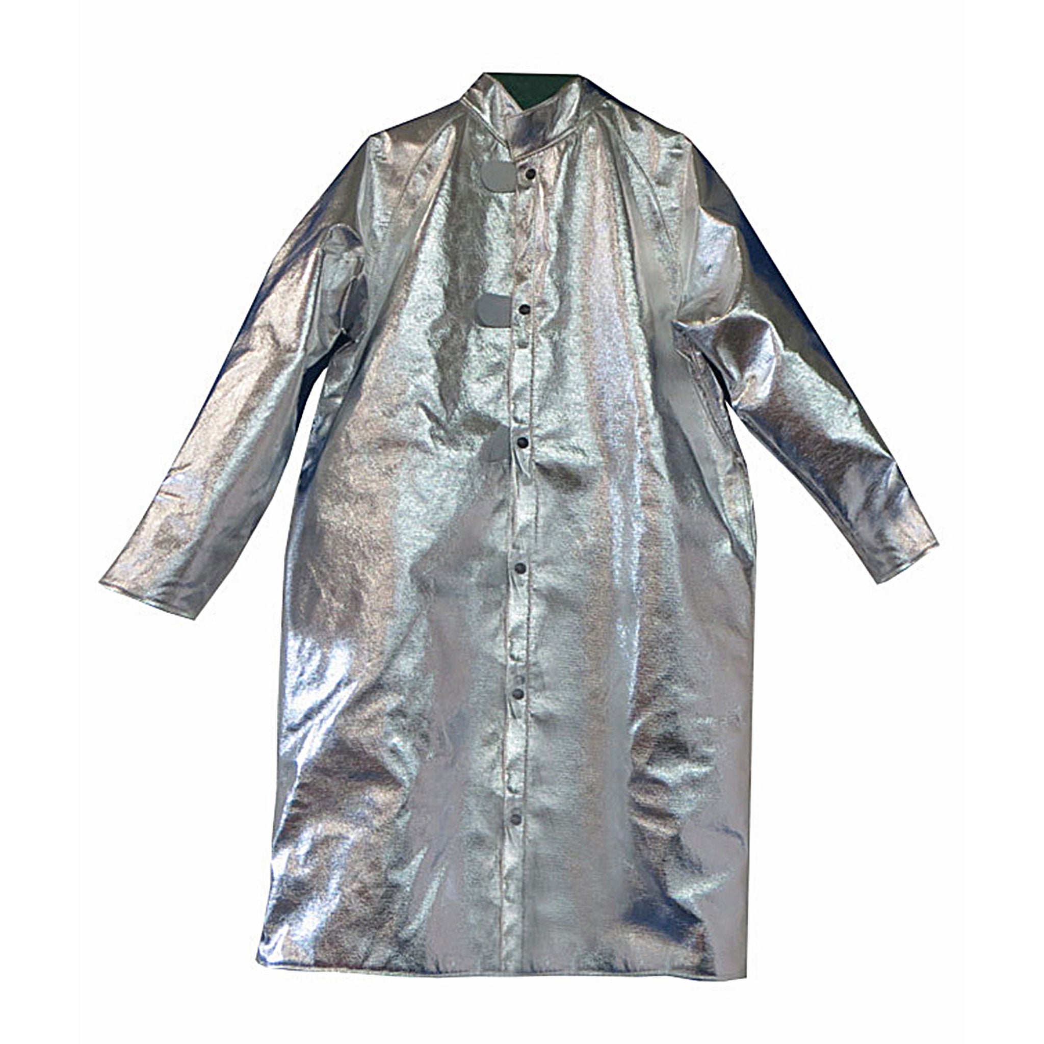 Chicago Protective Apparel 602-AKV 19 Oz Aluminized ParaAramid Blend Style-A 45" Coat, 1 Each, Main Image